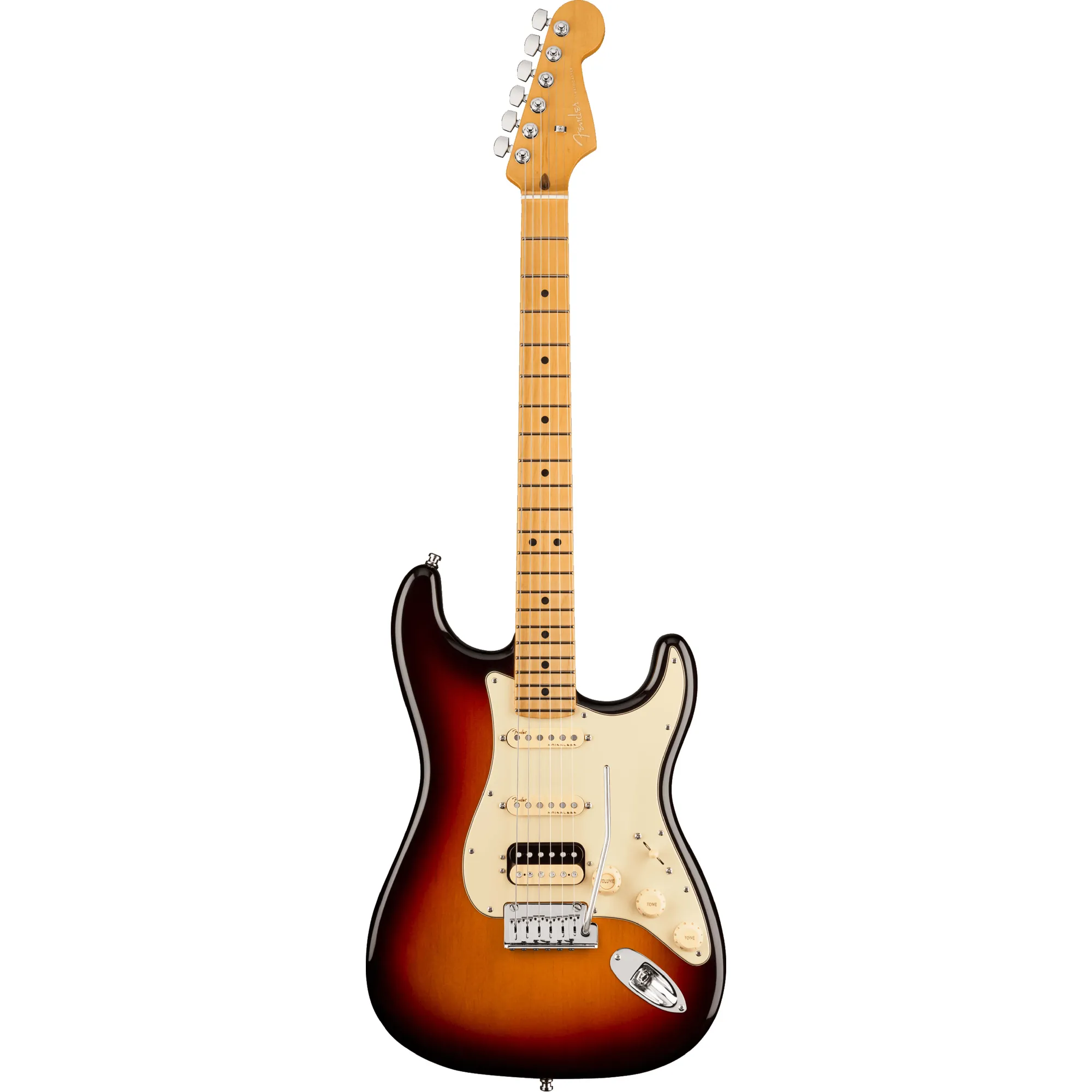 Vorderes Coverbild Fender American Ultra Stratocaster HSS MN - ULTRBST