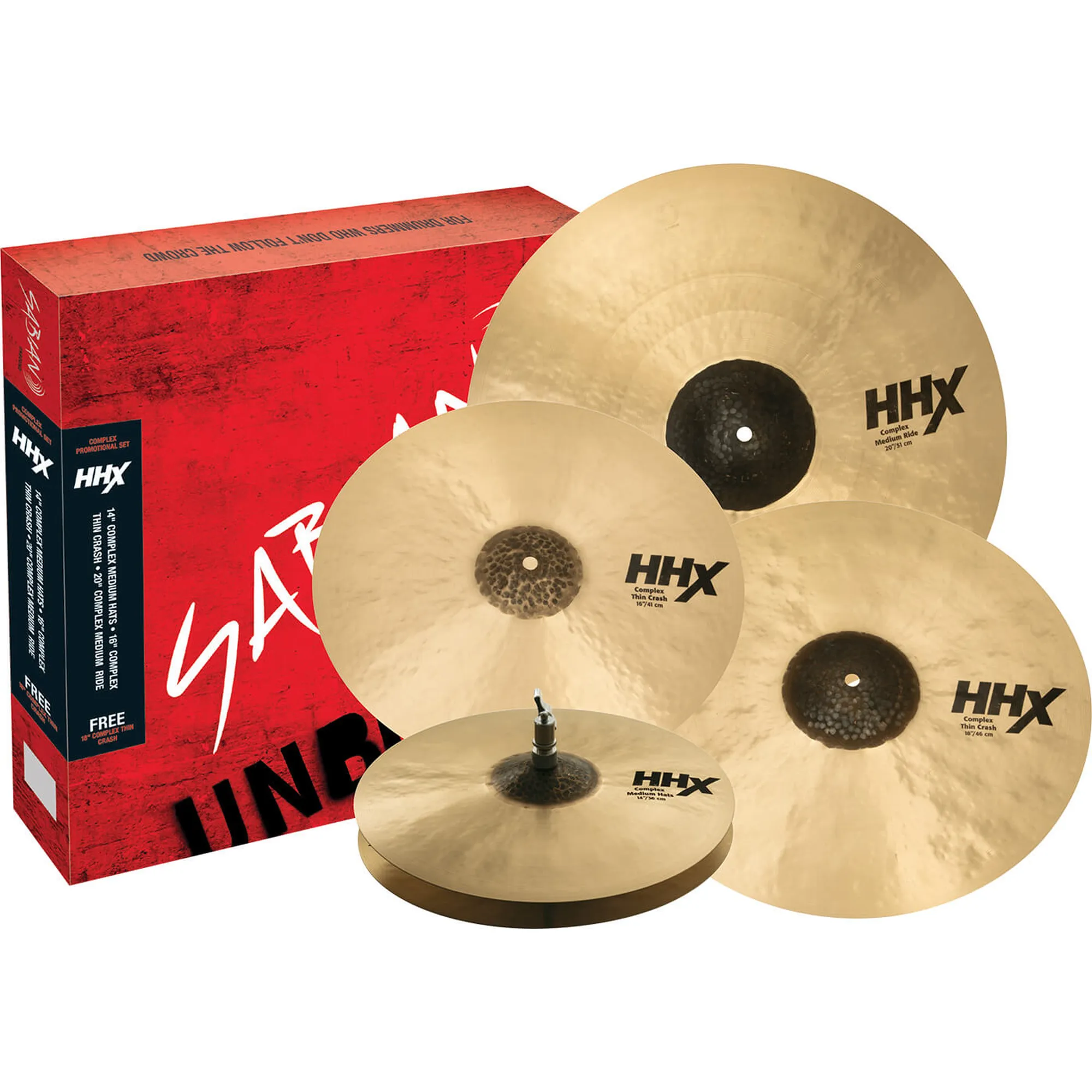 Vorderes Coverbild Sabian HHX Complex Promotional Set