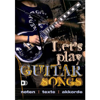 Vorderes Coverbild Let's play guitar songs