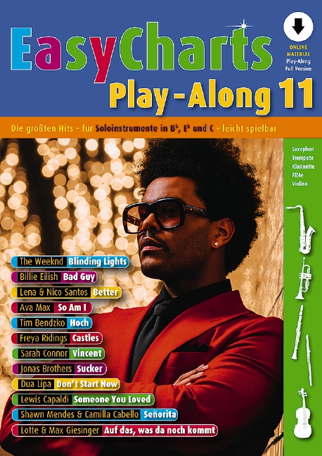 Vorderes Coverbild Easy Charts Playalong Band 11
