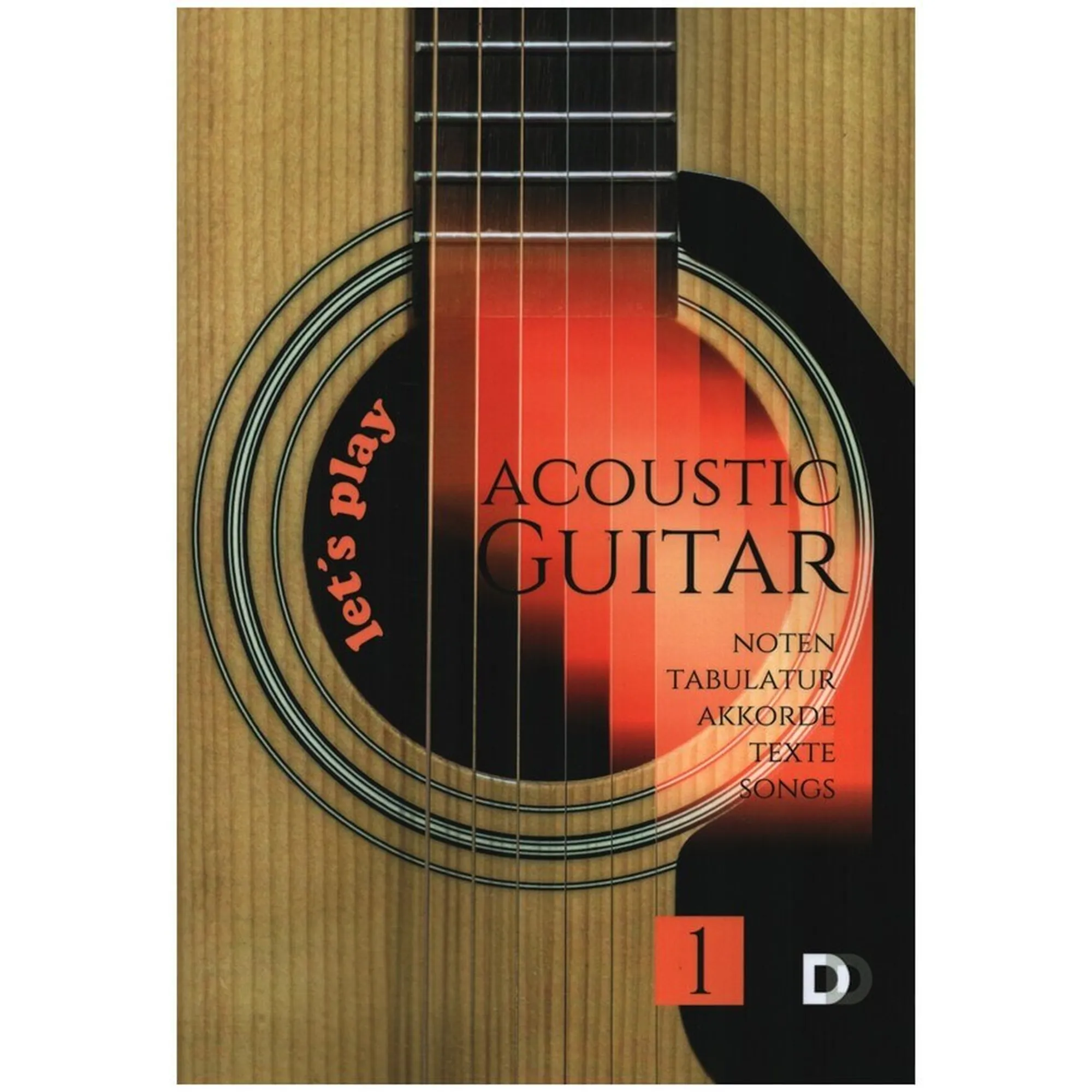 Vorderes Coverbild Let's play acoustic guitar
