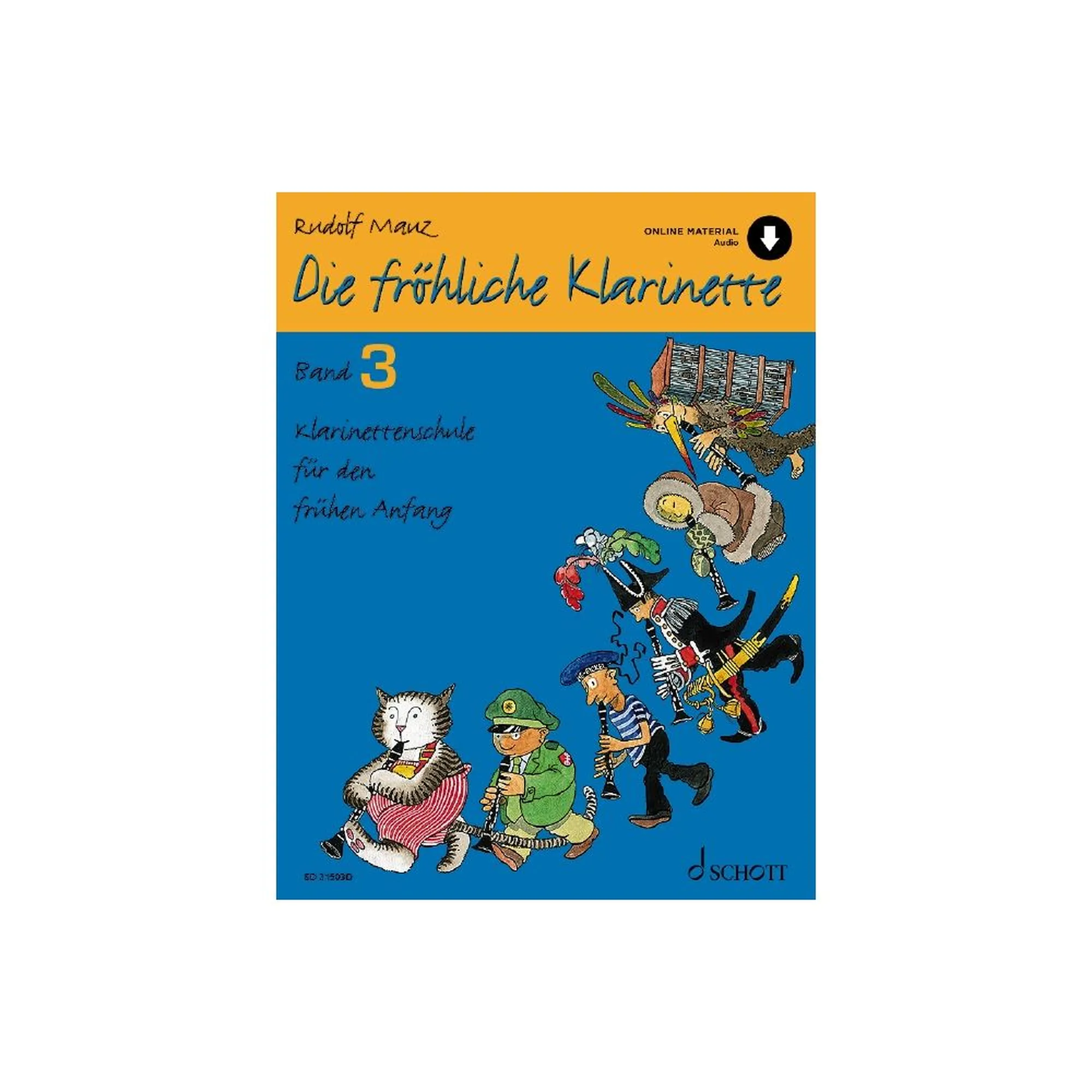 Vorderes Coverbild Die fröhliche Klarinette 3