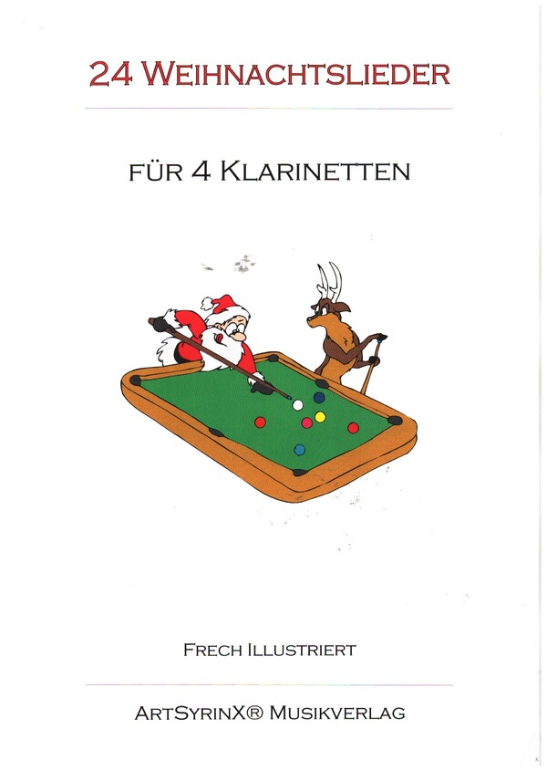 Vorderes Coverbild 24 Weihnachtslieder