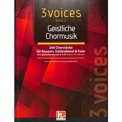 Vorderes Coverbild 3 voices Band 2