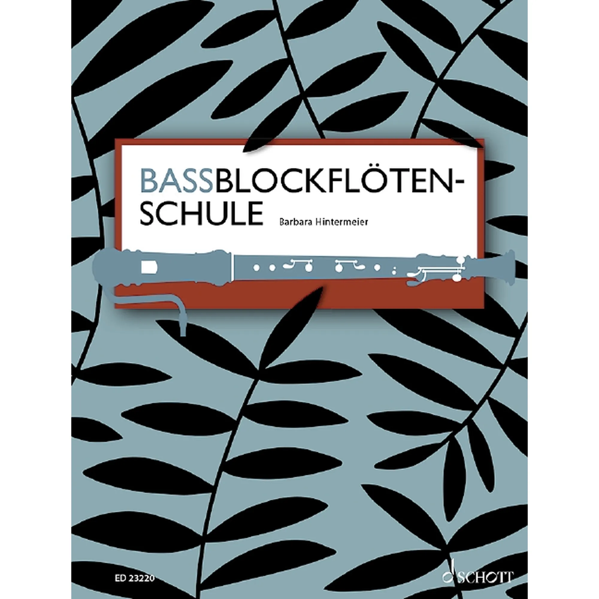 Vorderes Coverbild Bassblockflötenschule