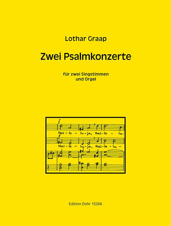Vorderes Coverbild 2 Psalmkonzerte