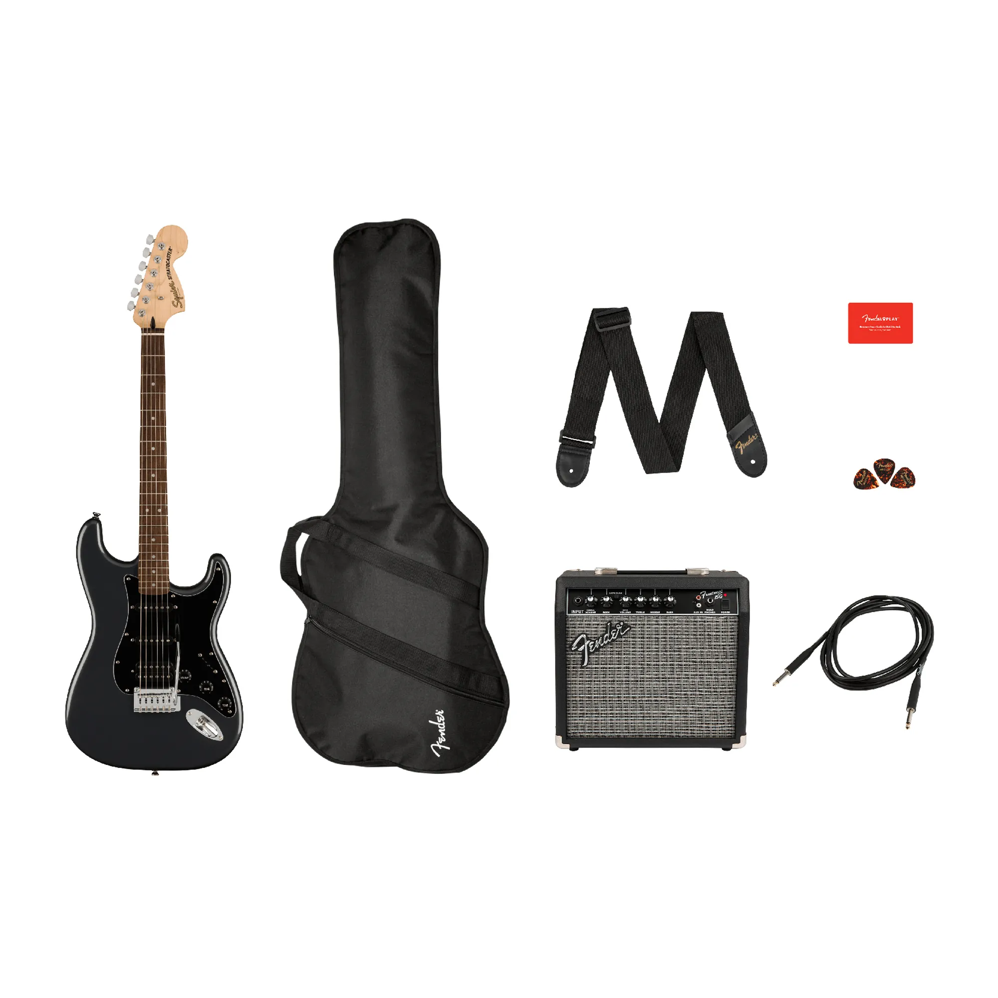 Vorderes Coverbild Fender Squier Affinity Strat HSS Pack - CFM