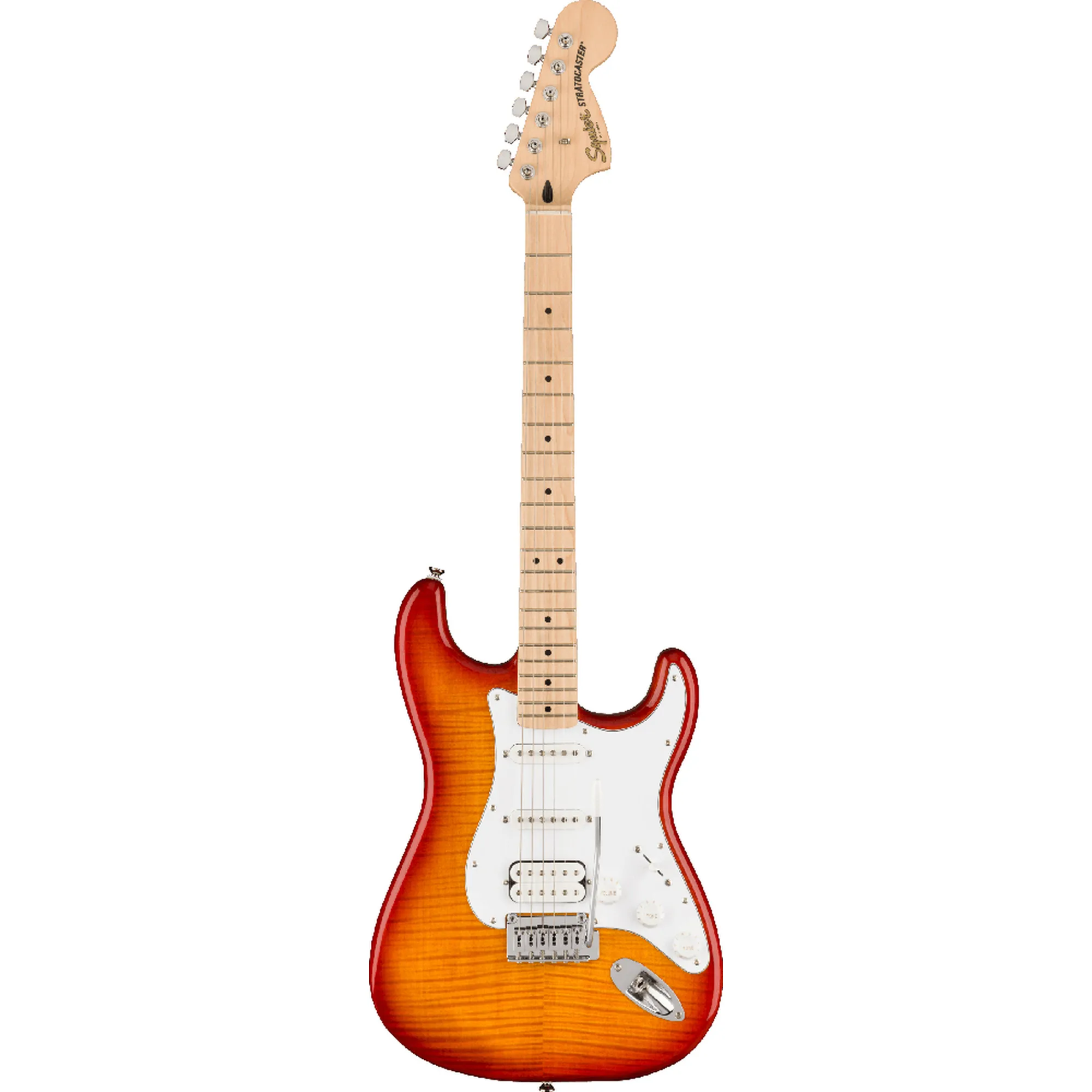 Vorderes Coverbild Fender Squier Affinity Strat FMT HSS - SSB