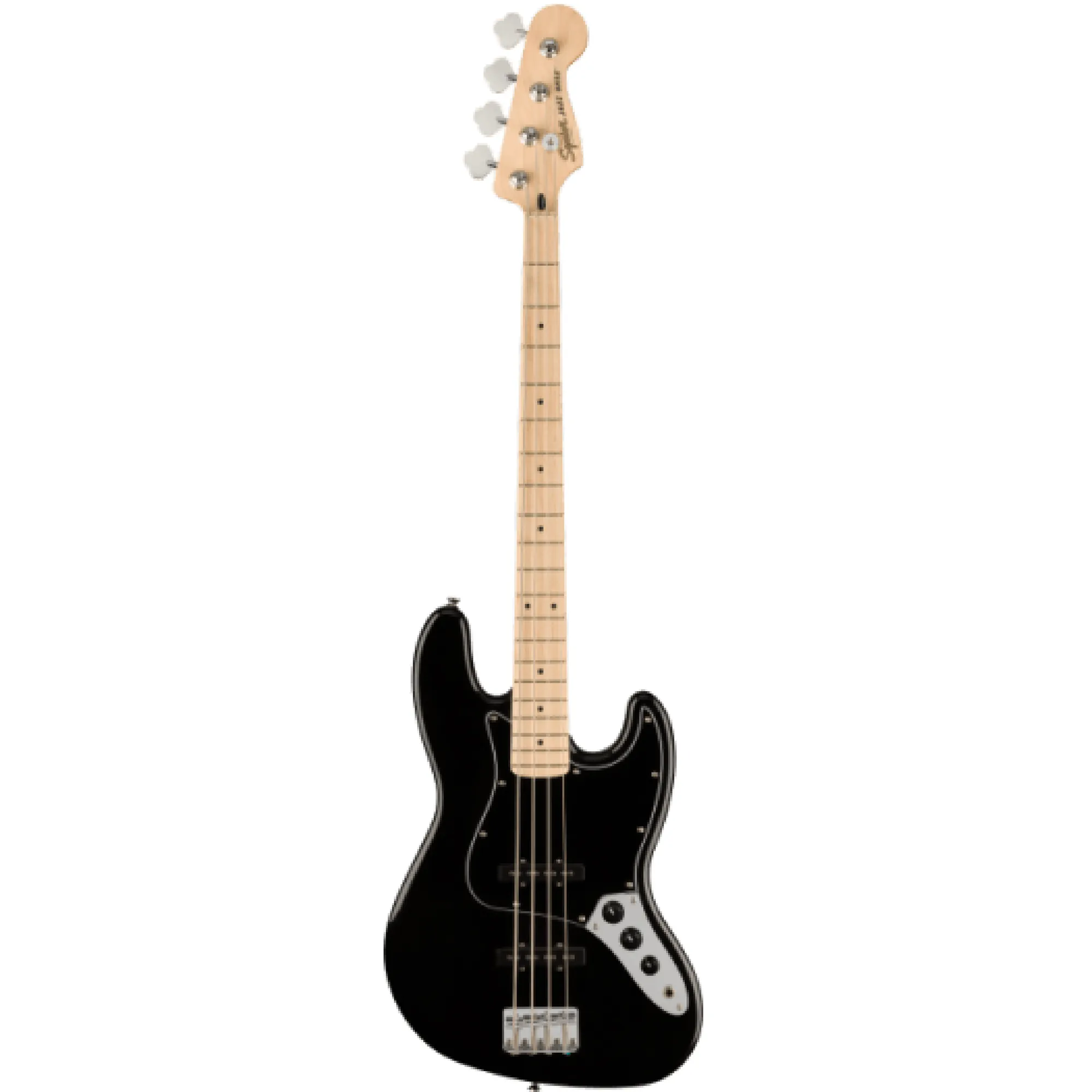 Vorderes Coverbild Fender Squier Affinity Jazz Bass - BLK (2021)