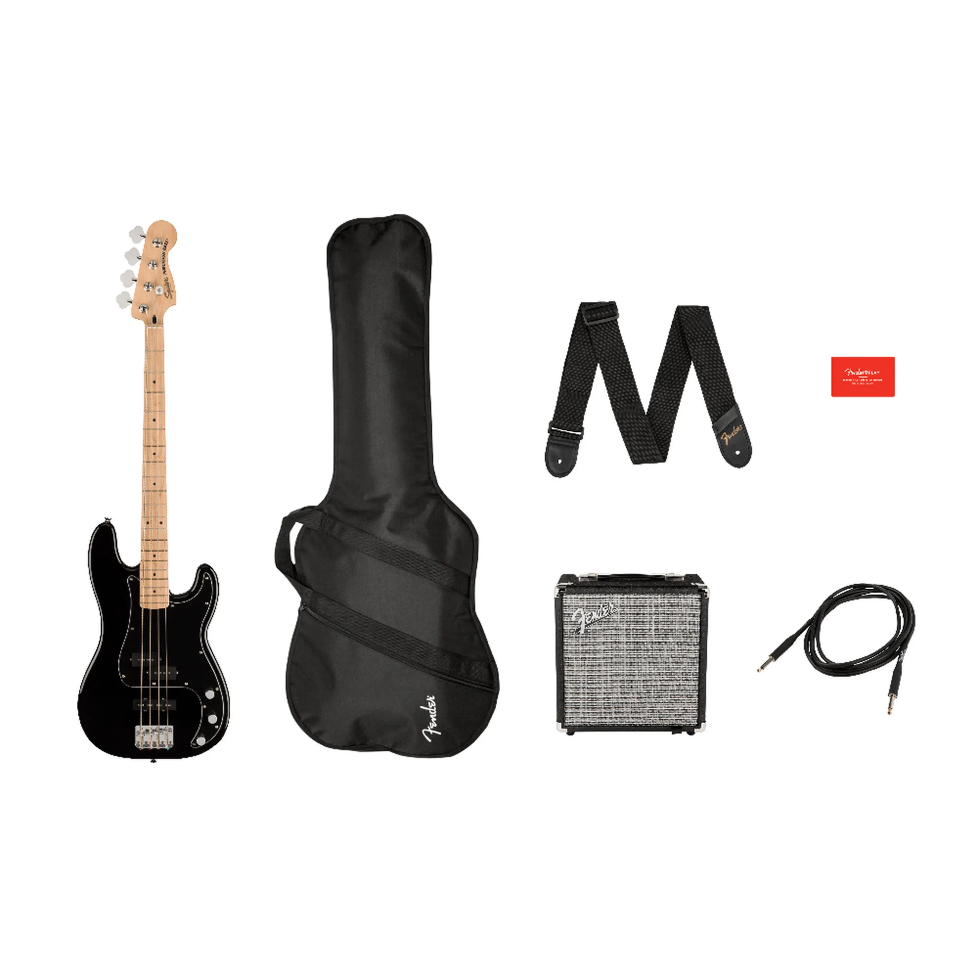 Vorderes Coverbild Fender Squier PJ Bass Pack - BLK