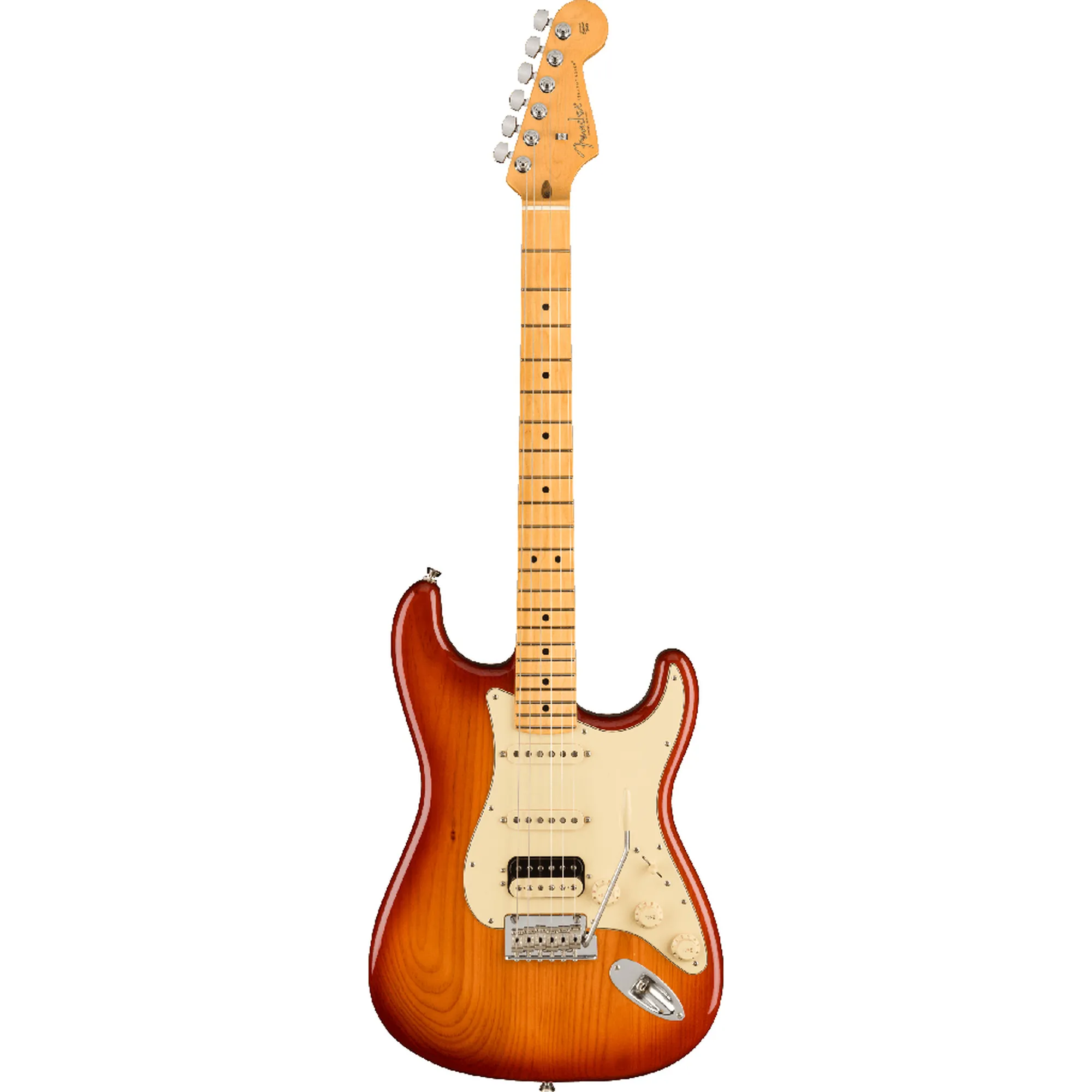 Vorderes Coverbild Fender American Pro II Strat HSS MN - SSB