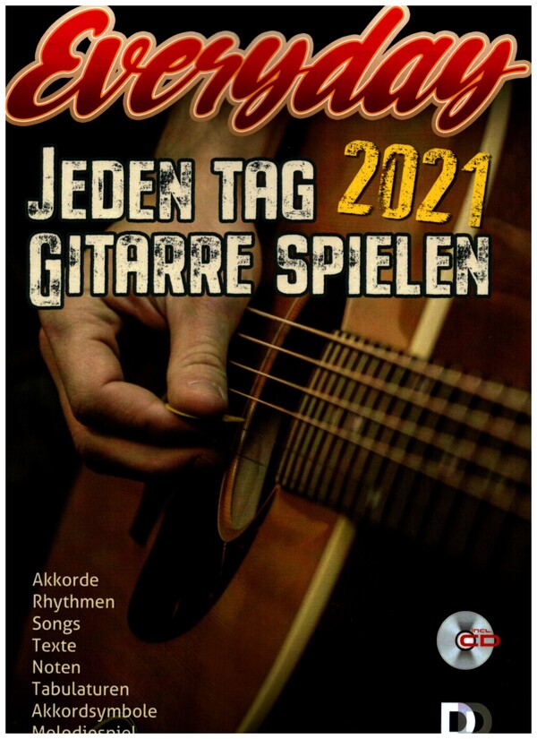 Vorderes Coverbild Everyday 2021 - Jeden Tag Gitarre spielen (+CD)