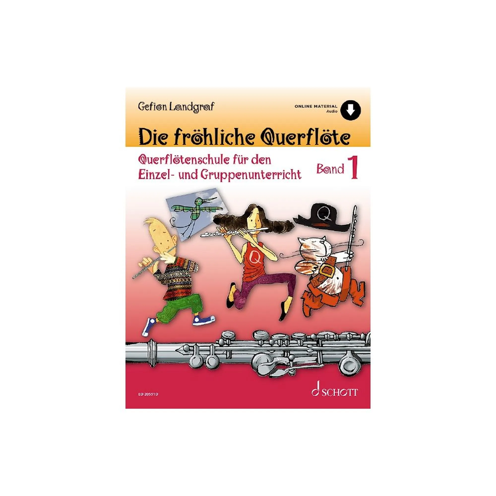 Vorderes Coverbild Die fröhliche Querflöte 1