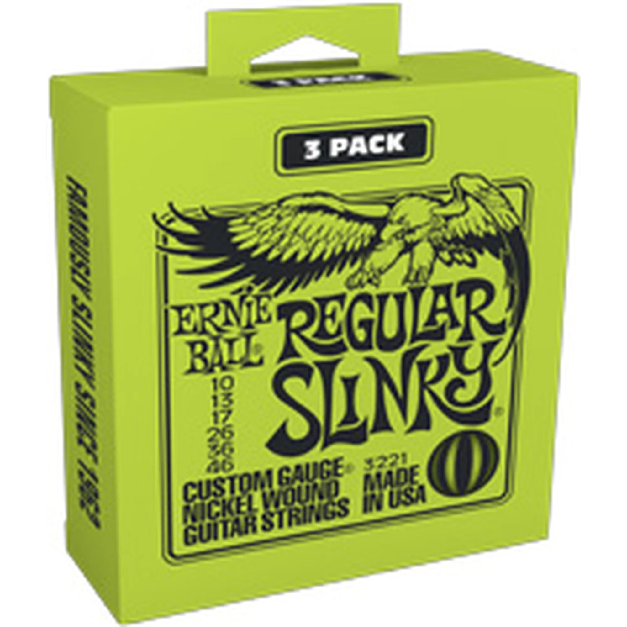 Vorderes Coverbild Ernie Ball EB3221 Regular Slinky Nickel 3er Pack