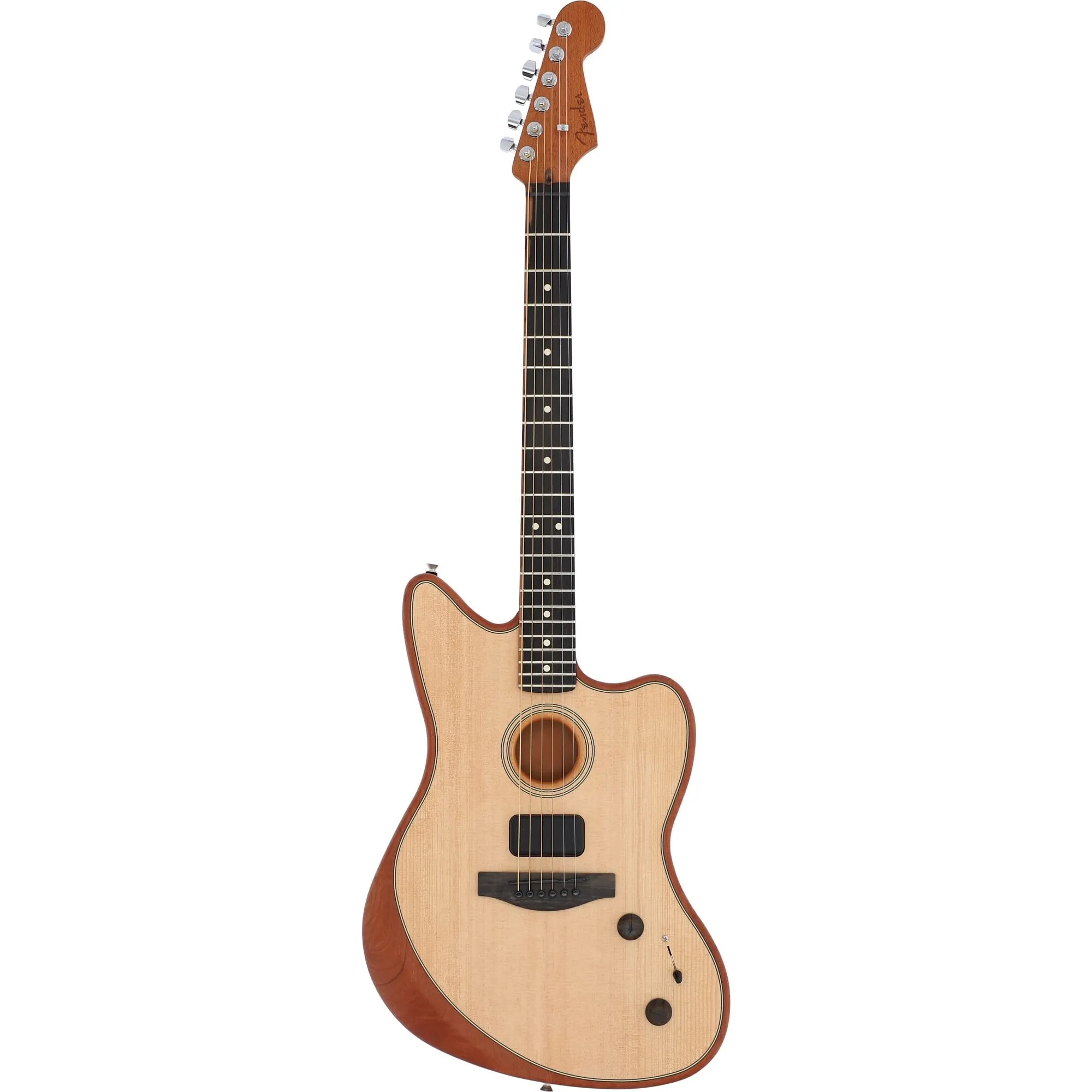 Vorderes Coverbild Fender AM Acoustasonic Jazzmaster EB - NAT