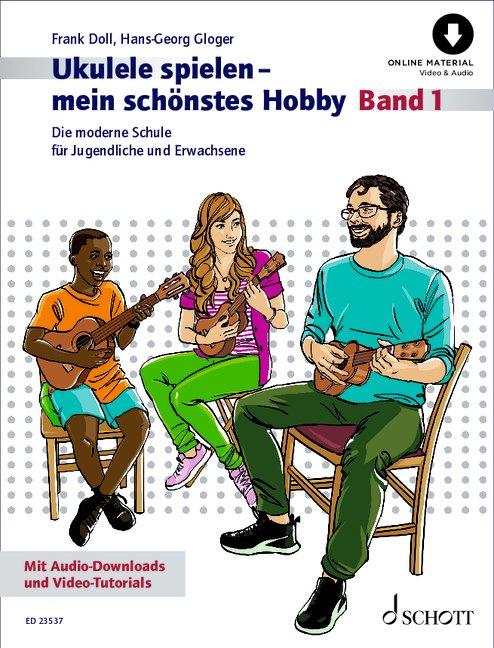Vorderes Coverbild Ukulele spielen mein schönstes Hobby 1