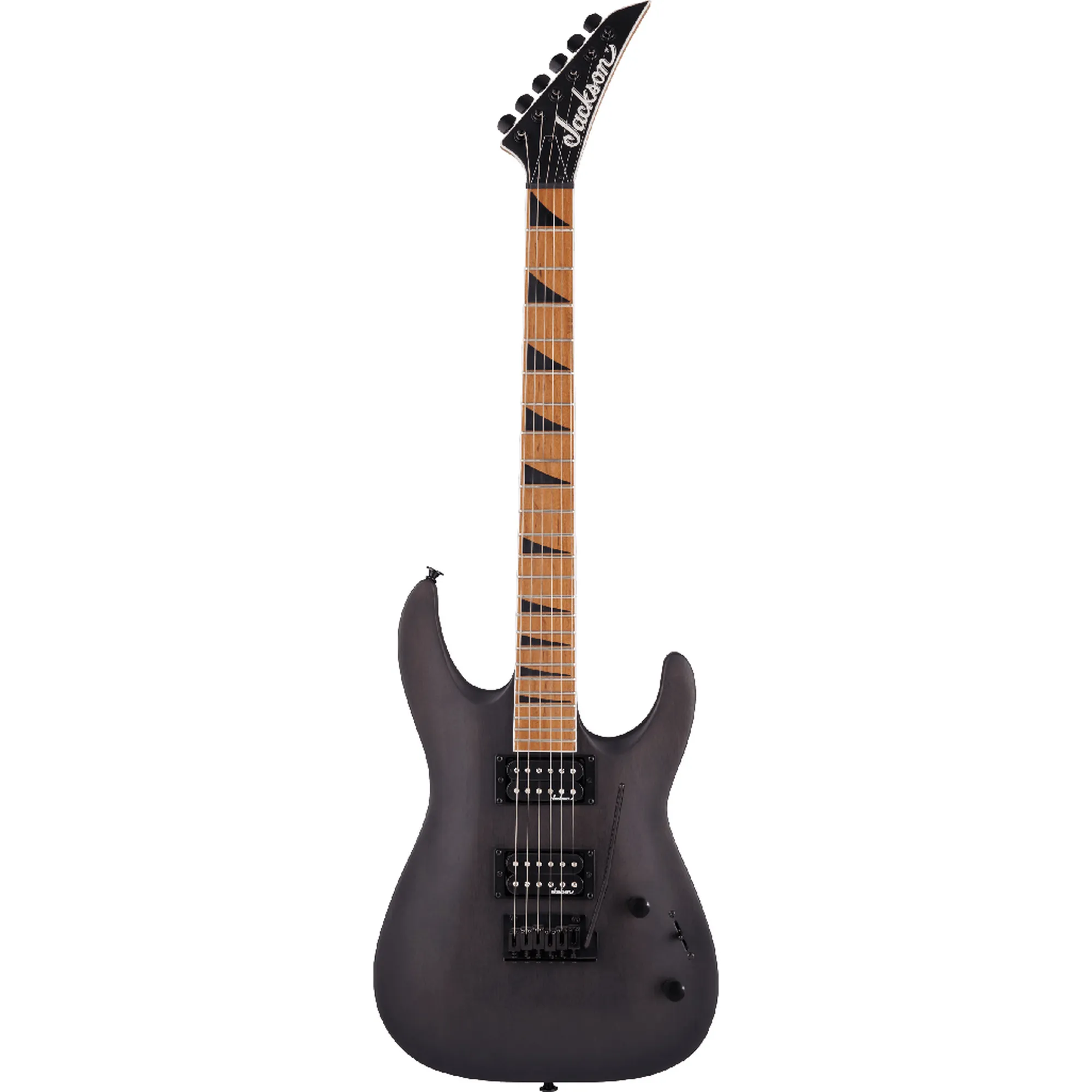 Vorderes Coverbild Jackson JS Series Dinky JS24 DKAM Arch Top Black Stain
