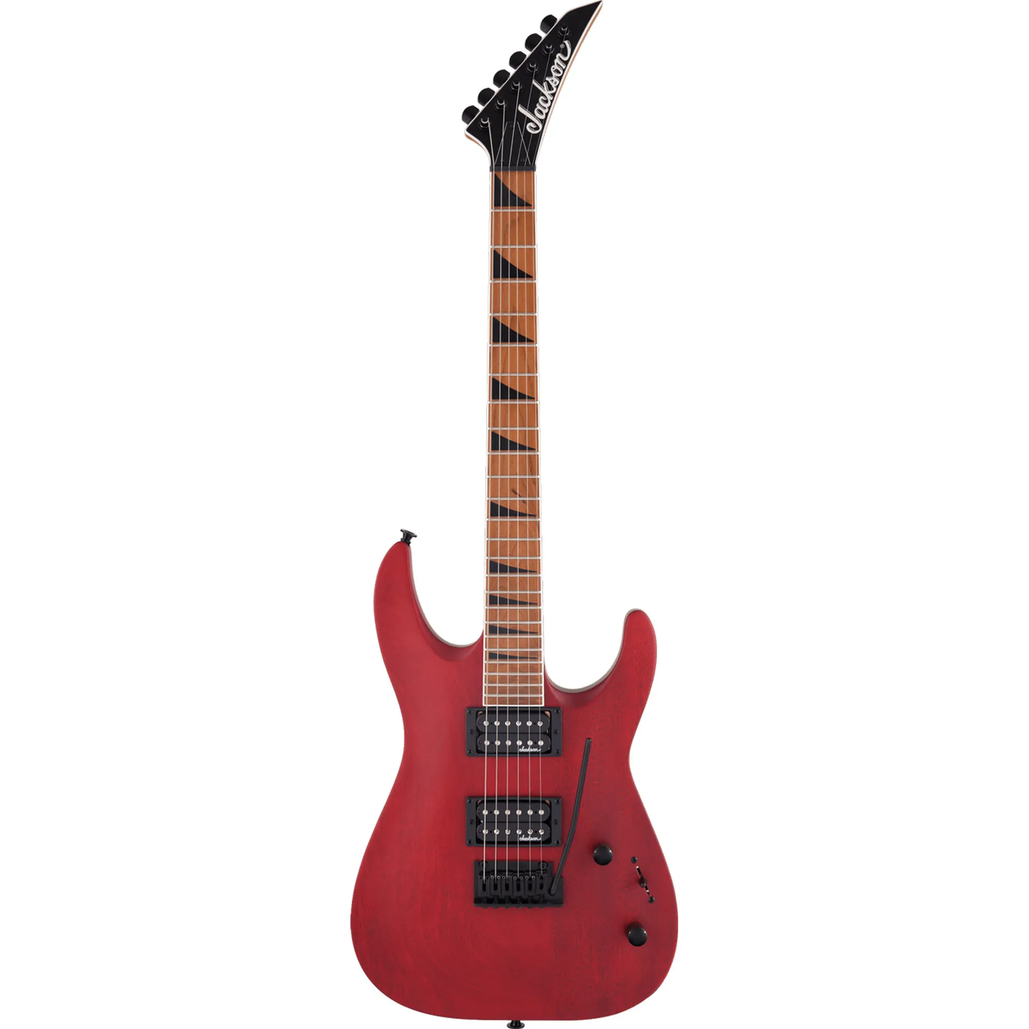 Vorderes Coverbild Jackson JS Series Dinky JS24 DKAM Arch Top Red Stain