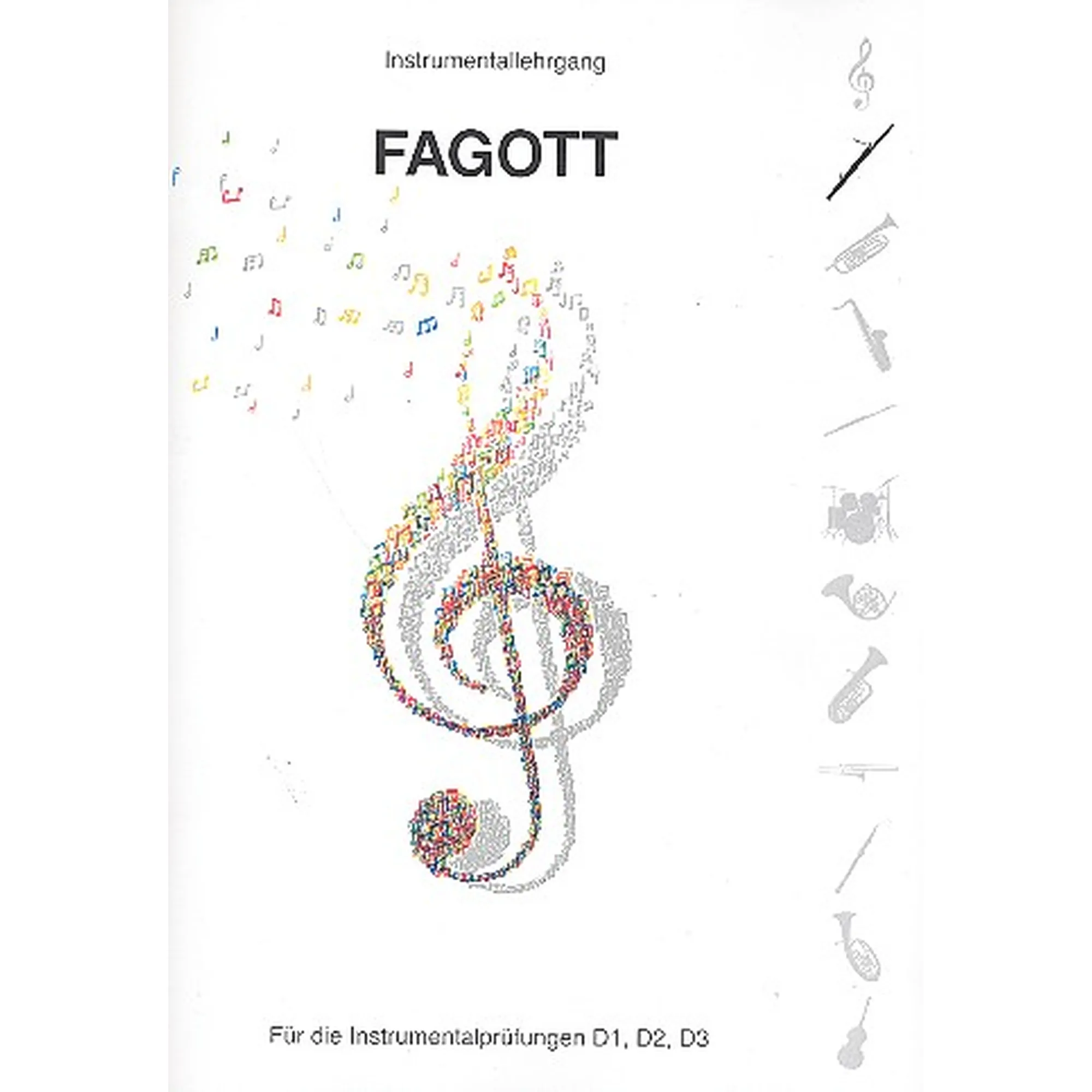 Vorderes Coverbild Instrumentallehrgang D1 D2 D3