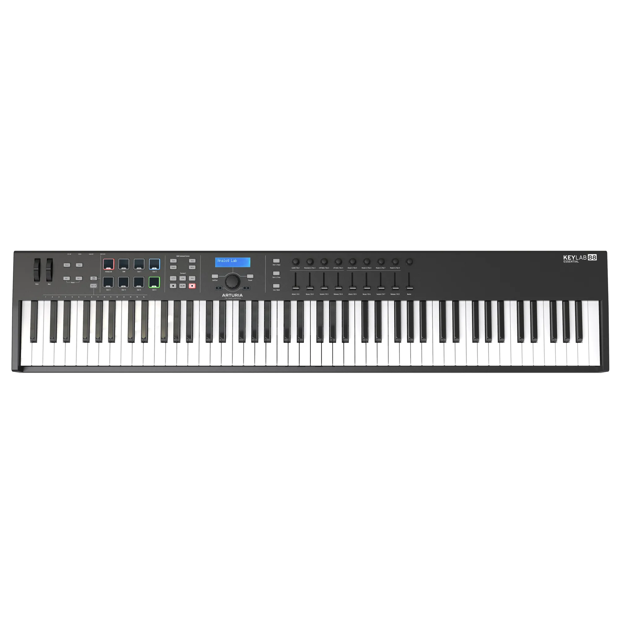 Vorderes Coverbild Arturia KeyLab 88 Essential Black
