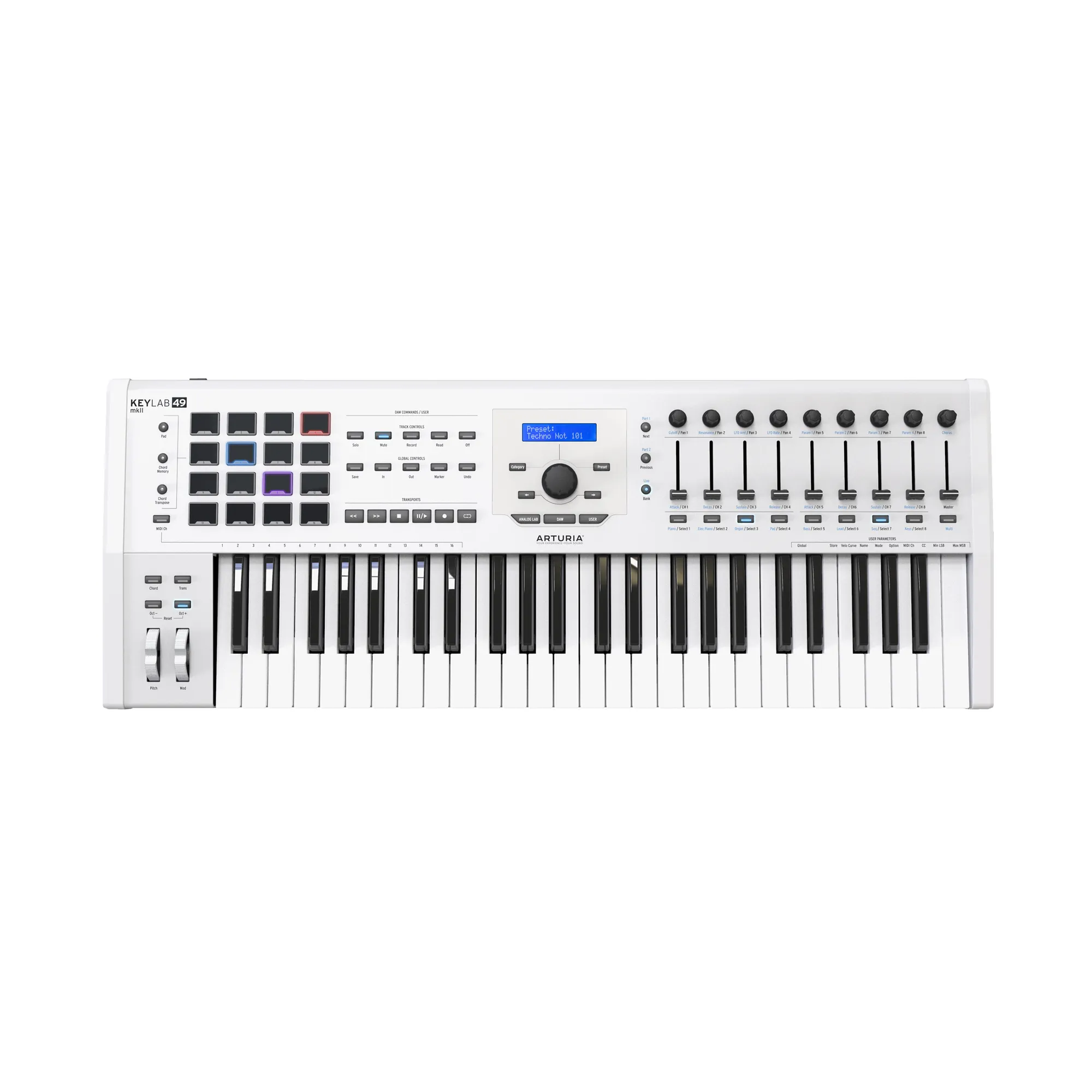 Vorderes Coverbild Arturia KeyLab MKII 49 White
