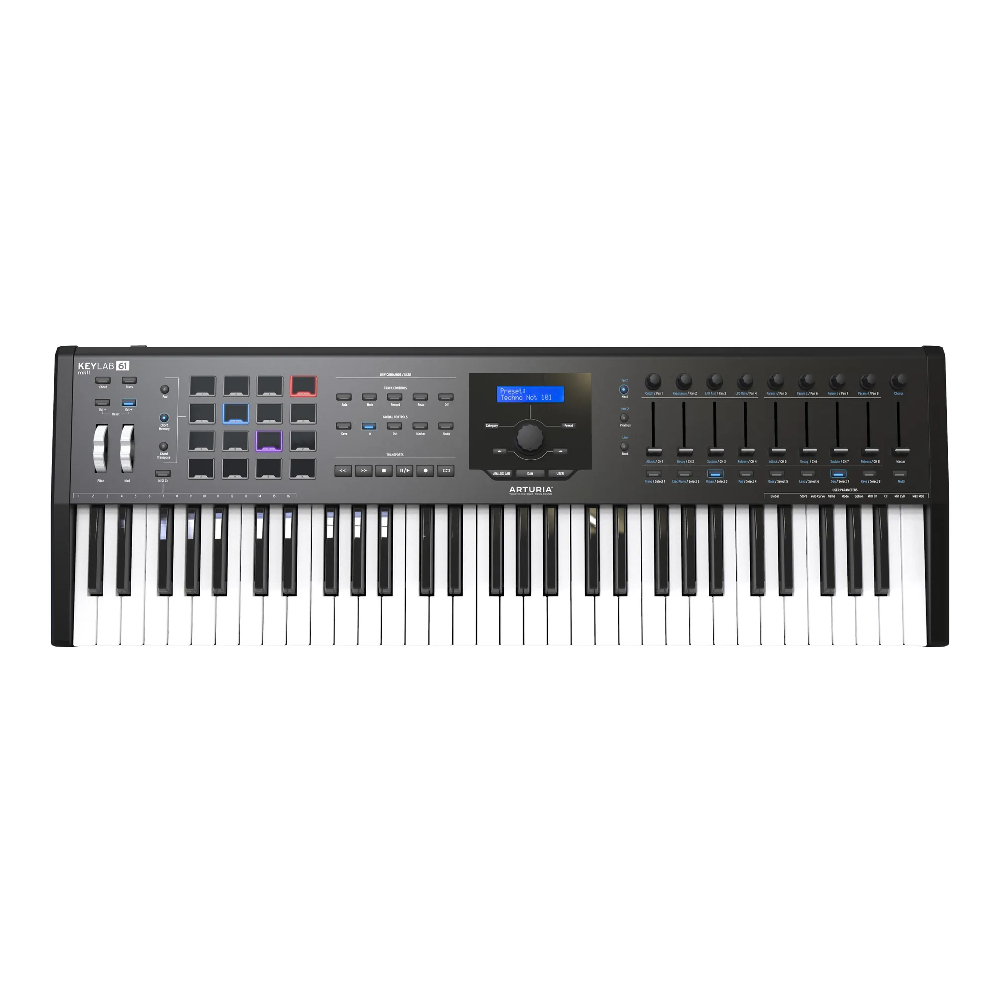 Vorderes Coverbild Arturia KeyLab MKII 61 Black