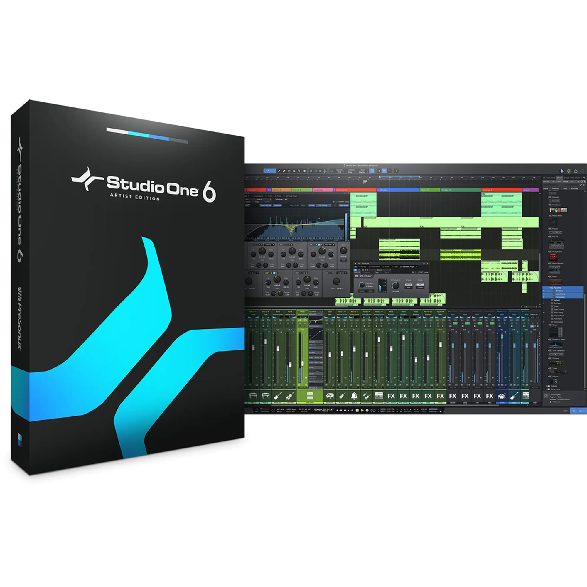 Vorderes Coverbild Presonus Studio One 6 Artist