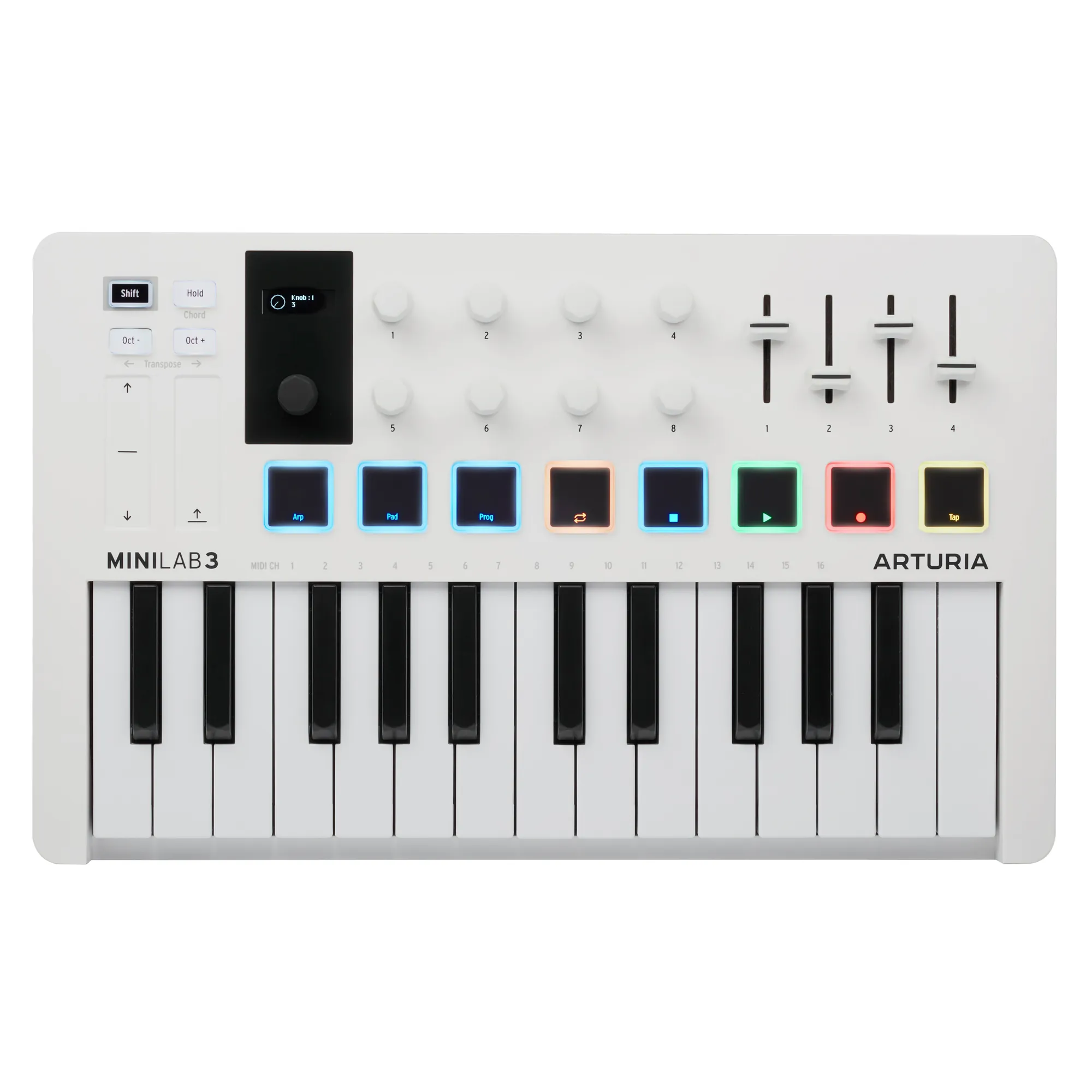 Vorderes Coverbild Arturia MiniLab 3 White