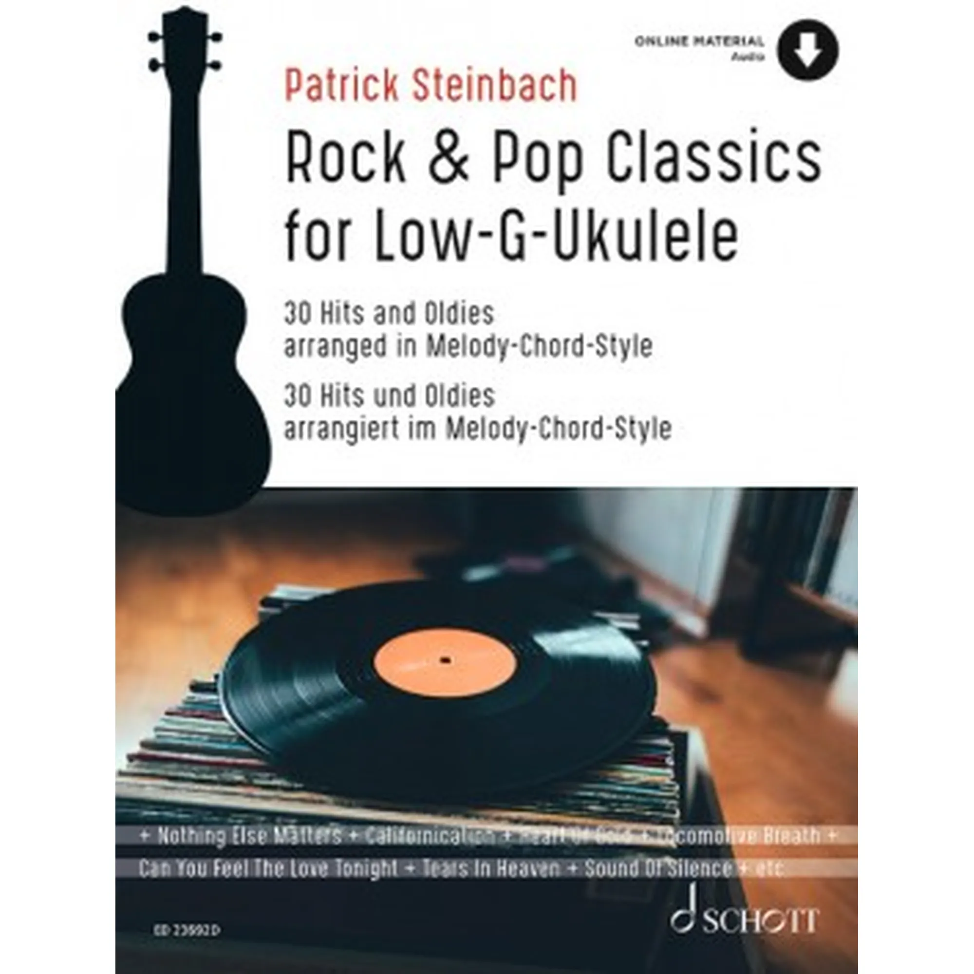 Vorderes Coverbild Rock & Pop Classics for low G Ukulele