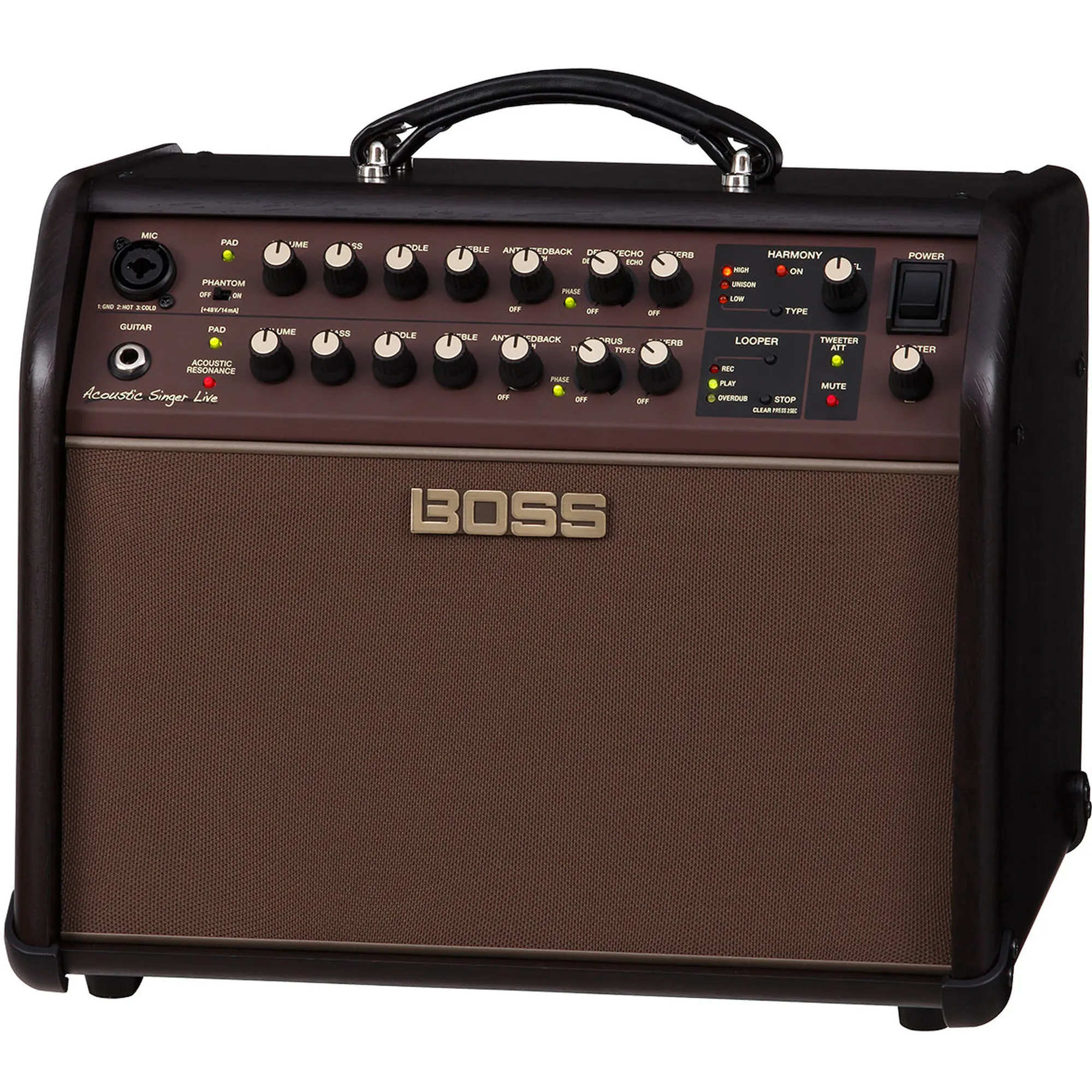 Vorderes Coverbild Boss Acoustic Singer Live