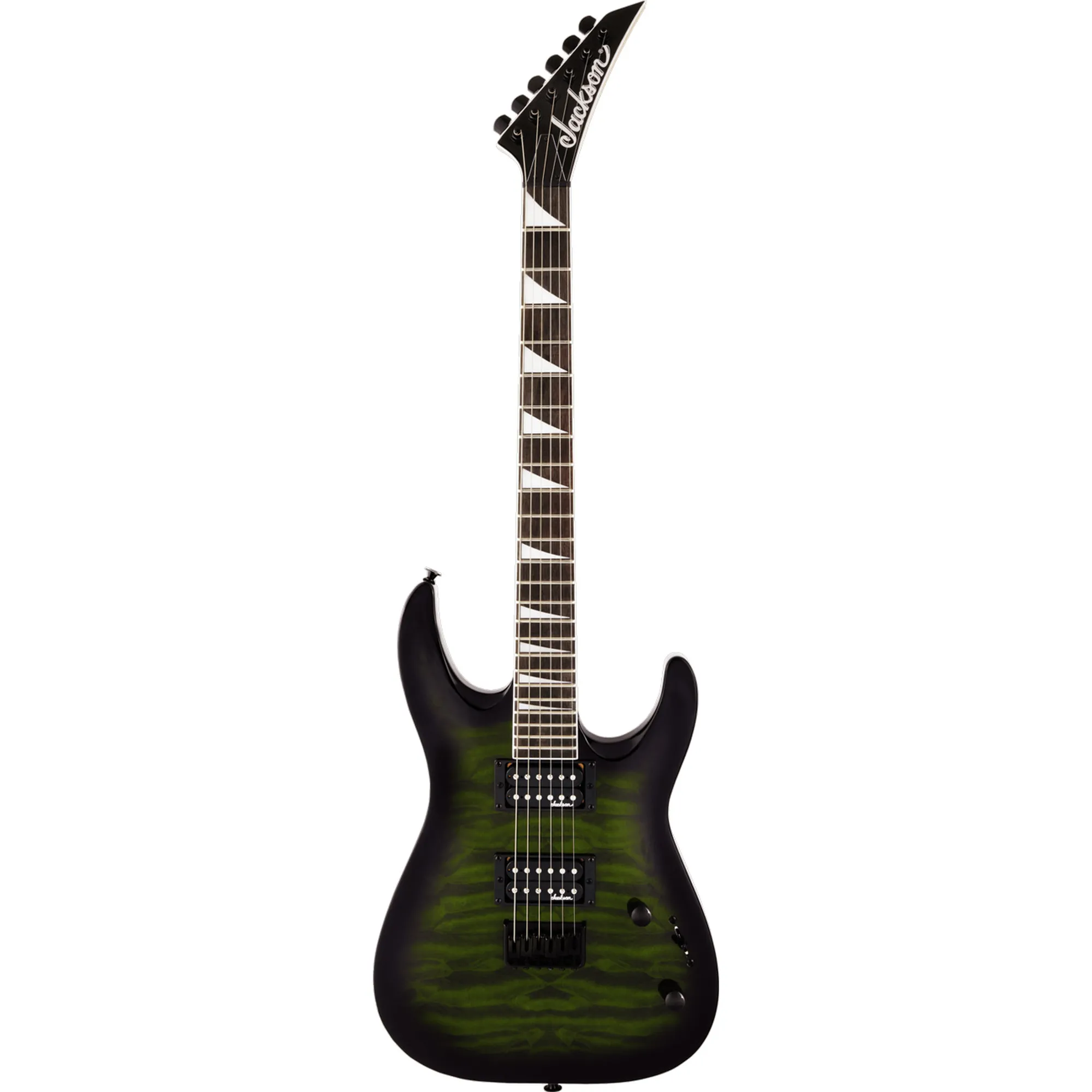Vorderes Coverbild Jackson Dinky JS32Q DKA HT - Trans Green Burst