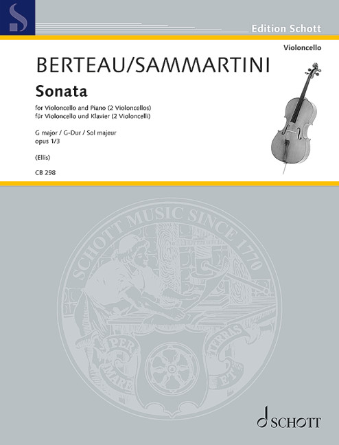 Vorderes Coverbild Sonate Op. 1/3