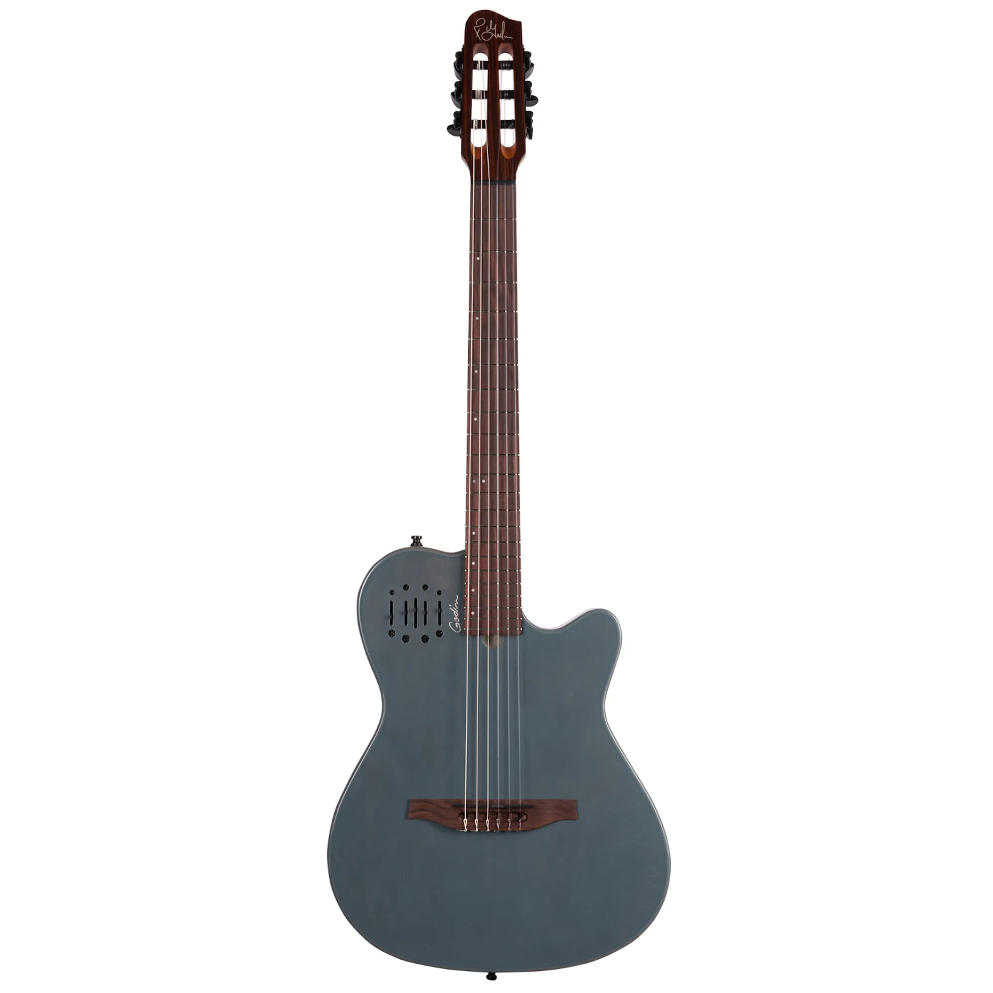 Vorderes Coverbild Godin Multiac Mundial Arctik Blue