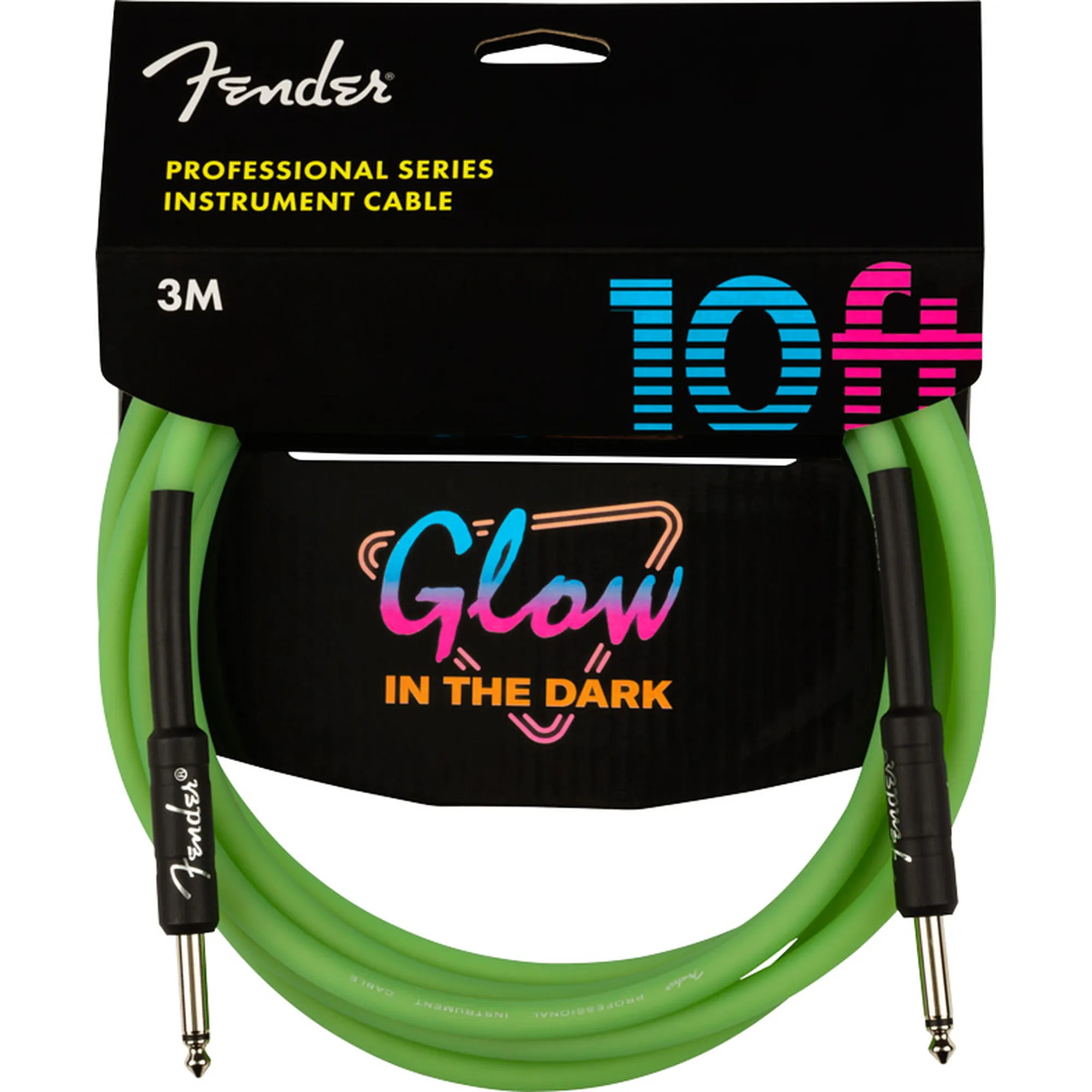 Vorderes Coverbild Fender Pro Glow in Dark Green - 3 Meter