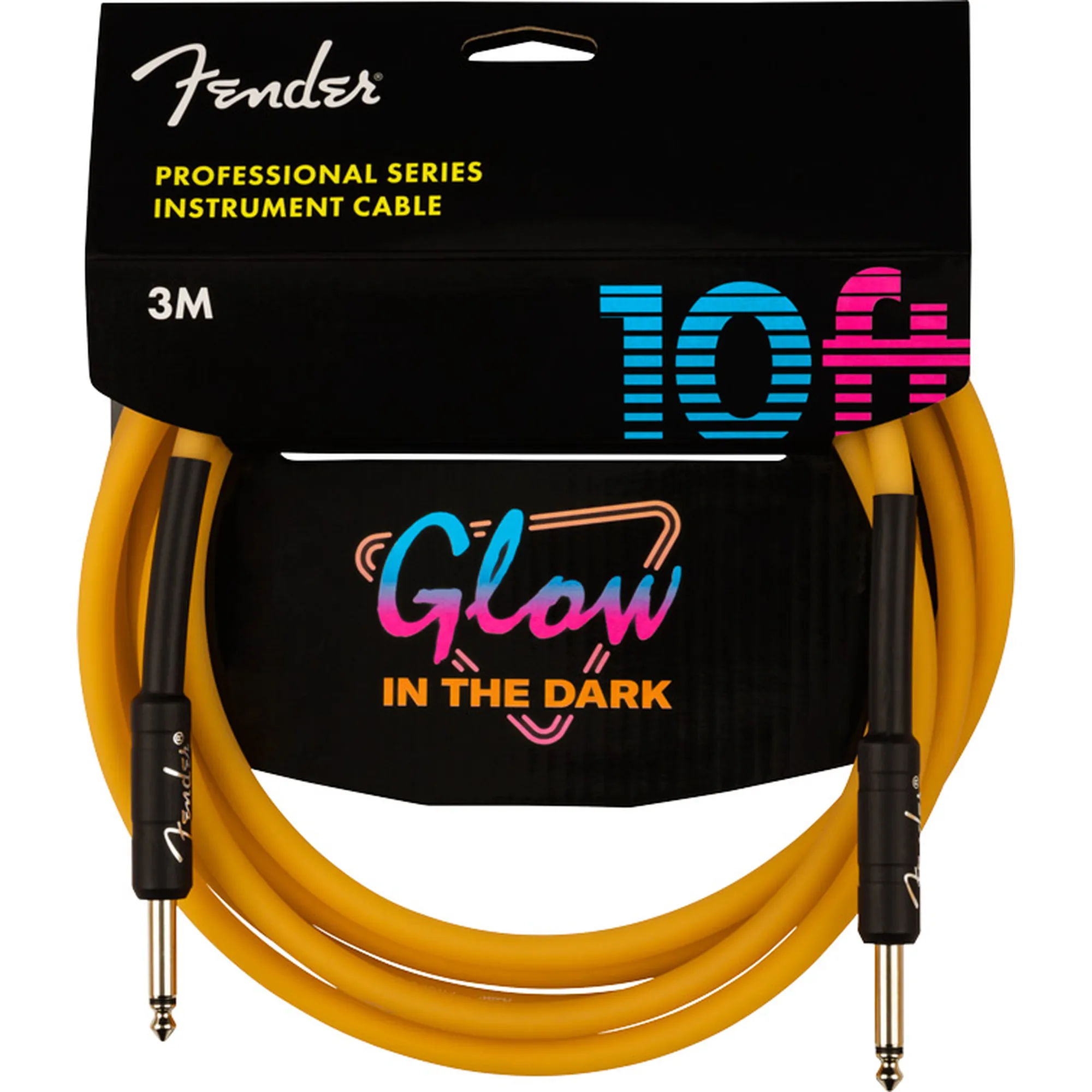 Vorderes Coverbild Fender Pro Glow in the Dark Orange - 3 Meter