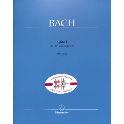 Vorderes Coverbild Suite 1 G-Dur BWV 1007