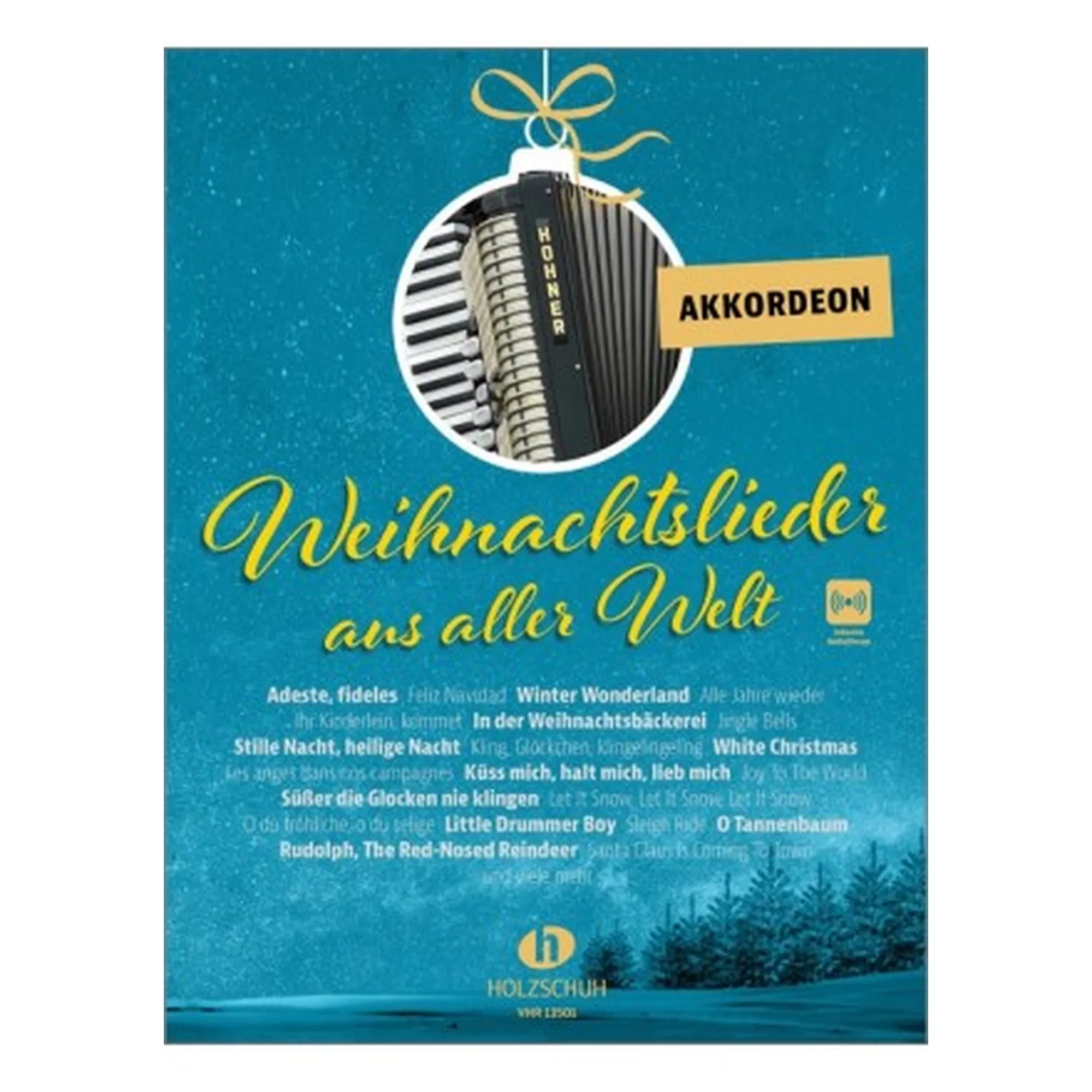 Vorderes Coverbild Weihnachtslieder Aus Aller Welt - Akkordeon
