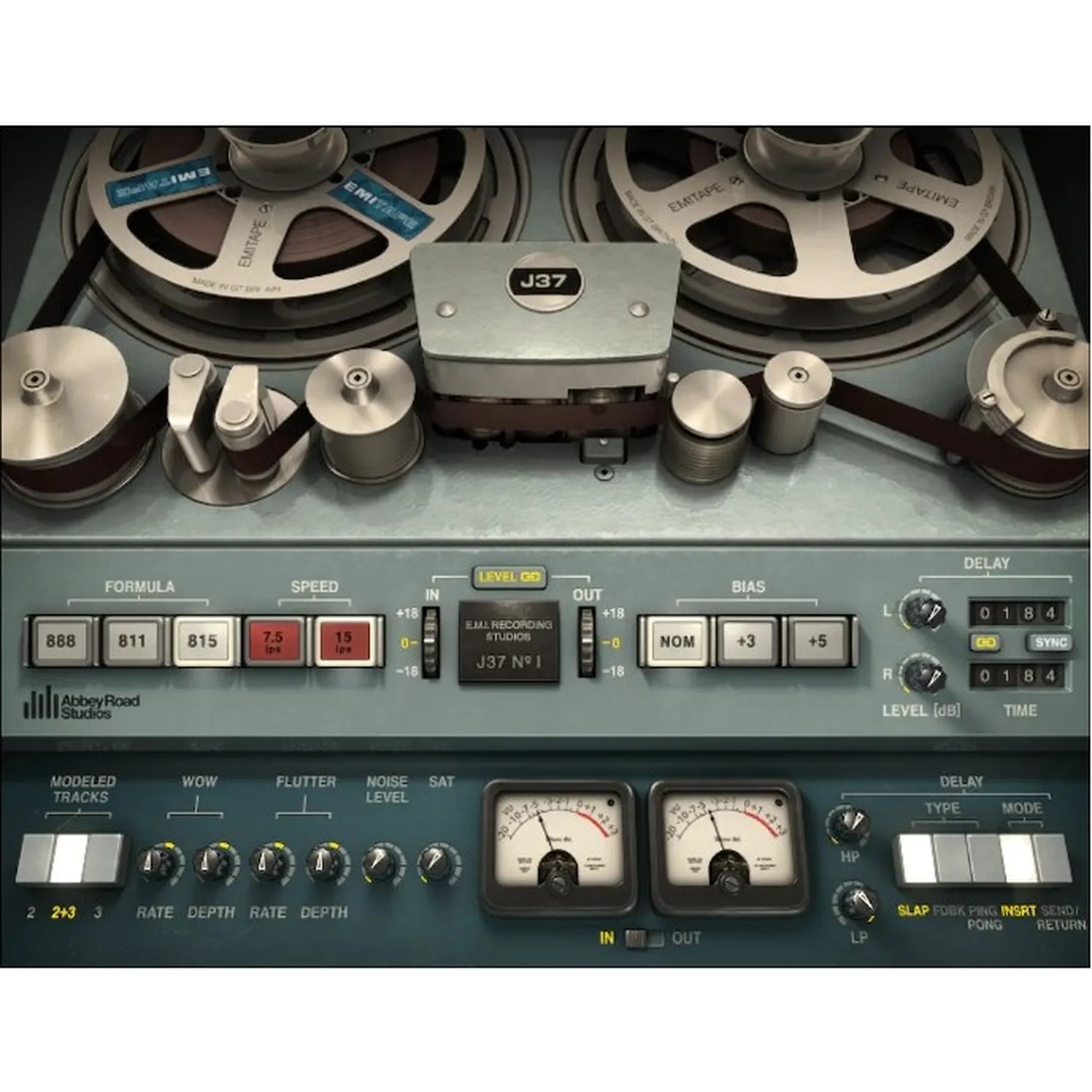 Vorderes Coverbild Waves Abbey Road J37 Tape
