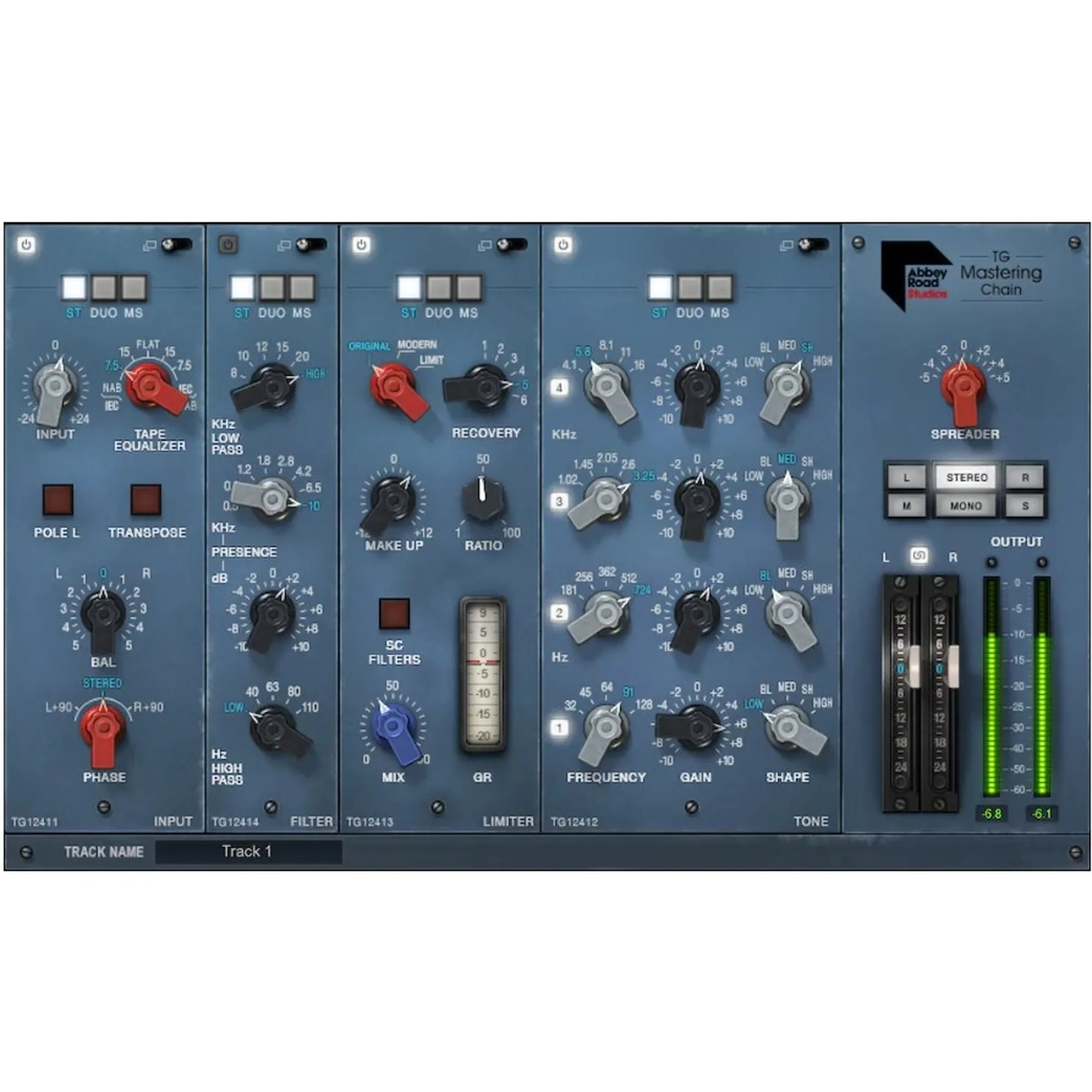 Vorderes Coverbild Waves Abbey Road TG Mastering Chain