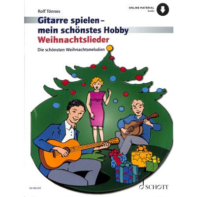 Vorderes Coverbild Weihnachtslieder Gitarre - mein schönstes Hobby