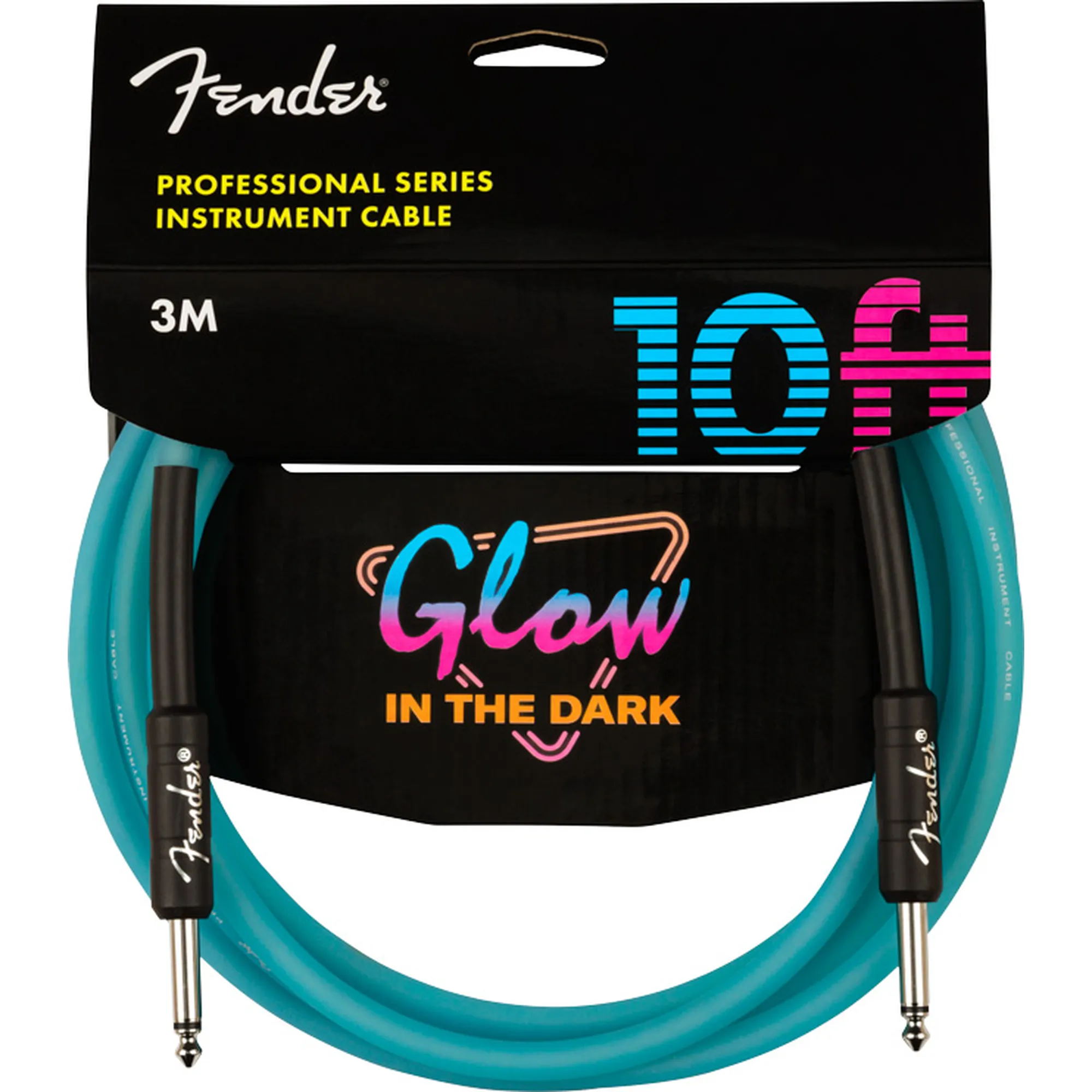 Vorderes Coverbild Fender Pro Glow in Dark Blue - 3 Meter