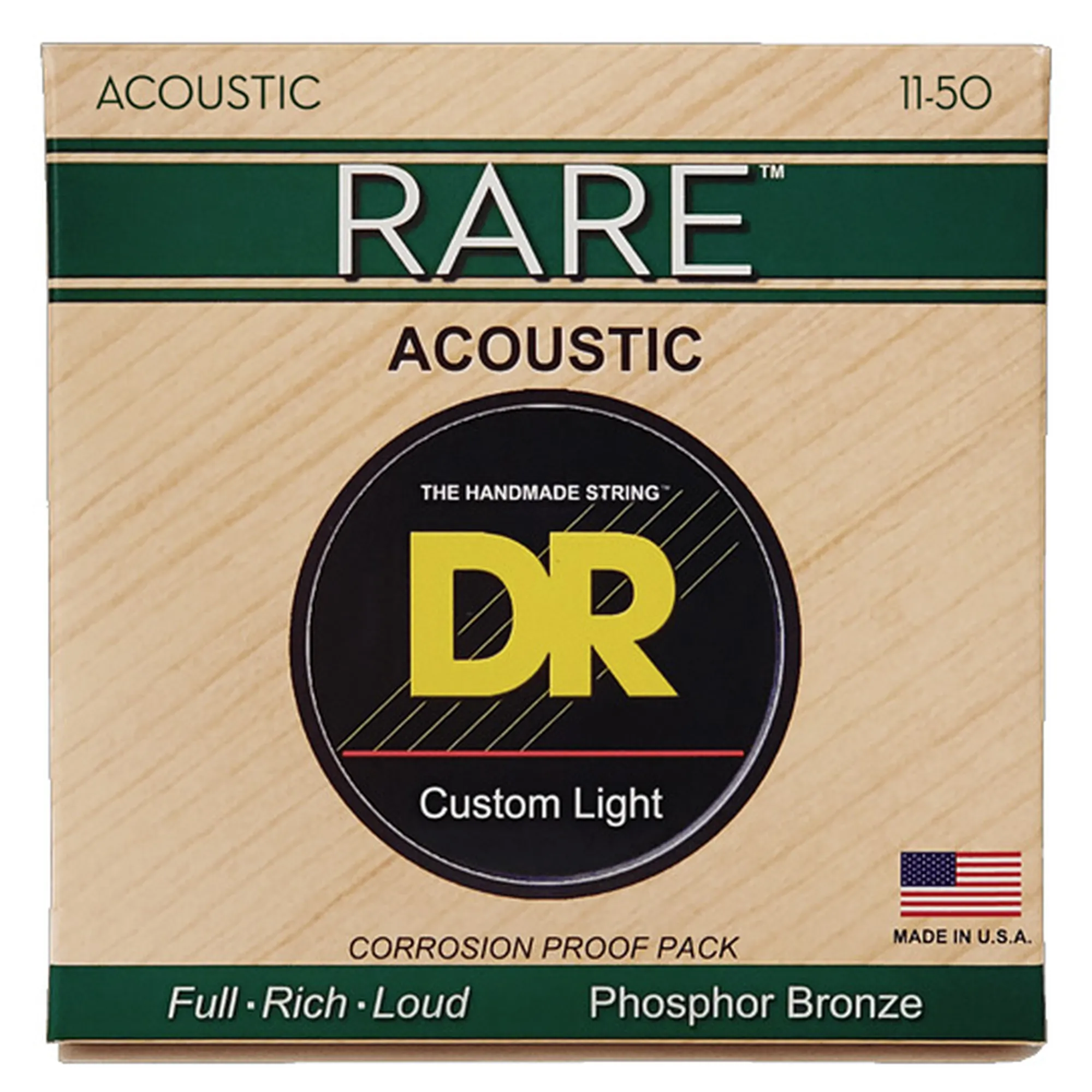Vorderes Coverbild DR Strings RPML-11 RARE* Acoustic