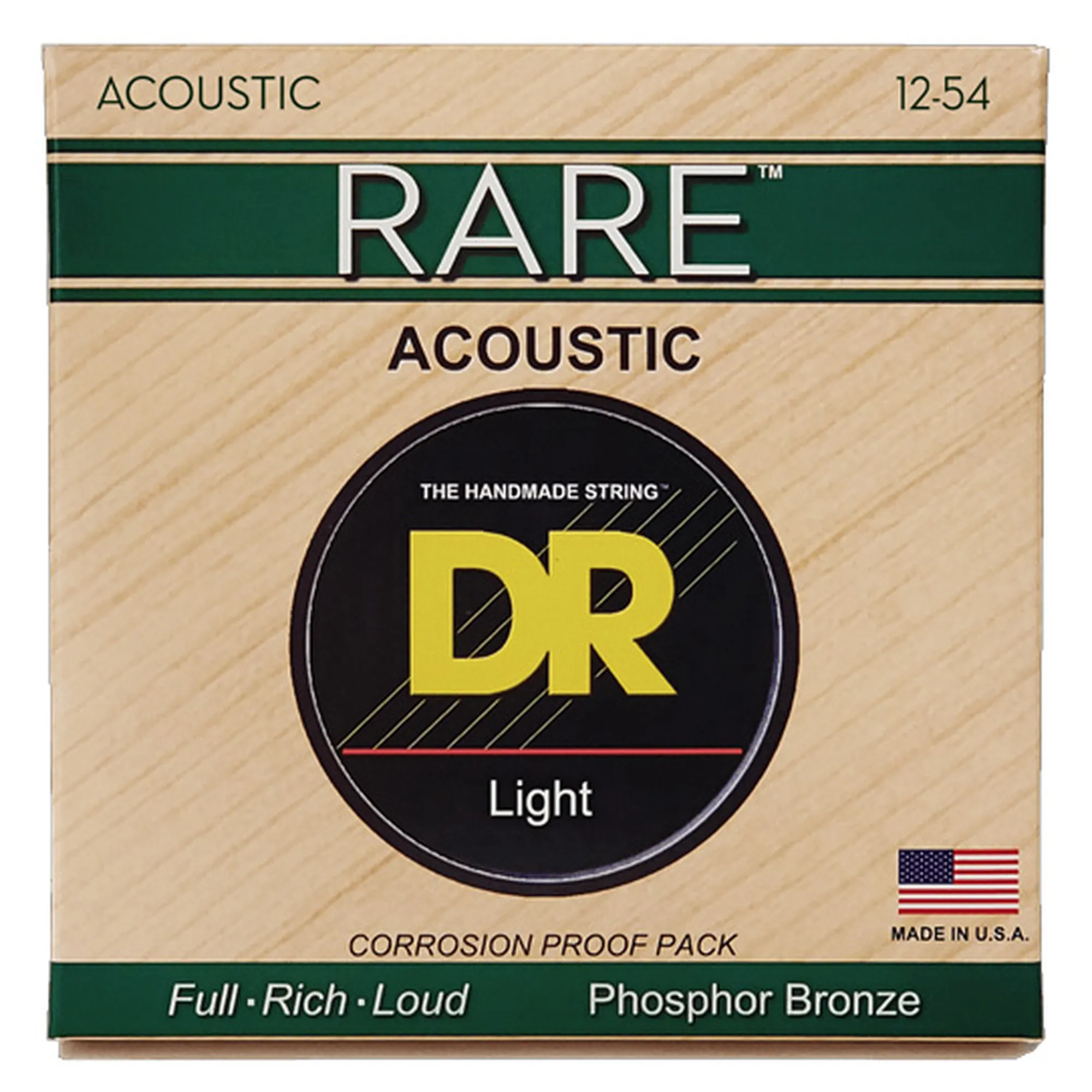 Vorderes Coverbild DR Strings RPM-12 RARE* Acoustic