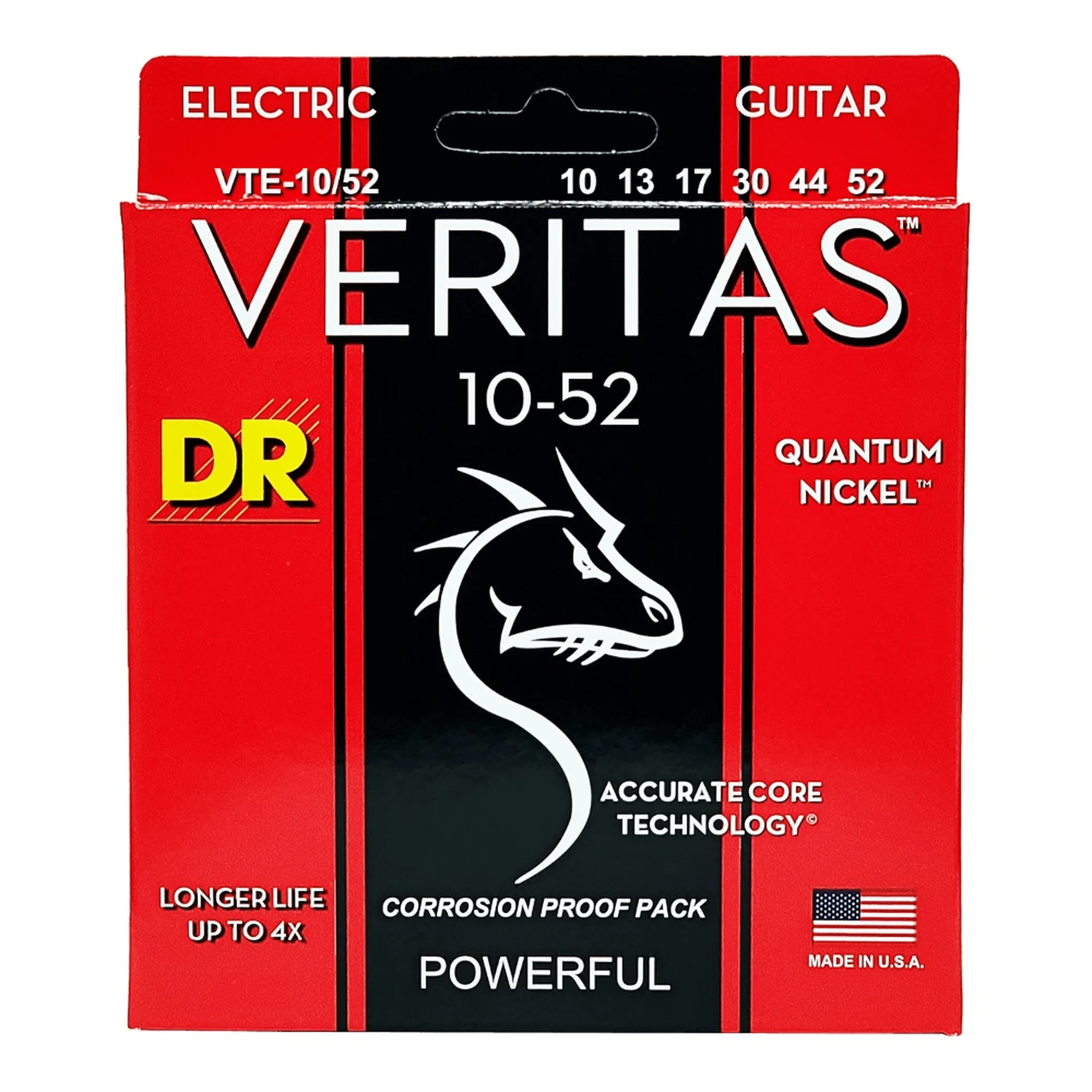 Vorderes Coverbild DR Strings VTE-10/52 Veritas Medium/Heavy