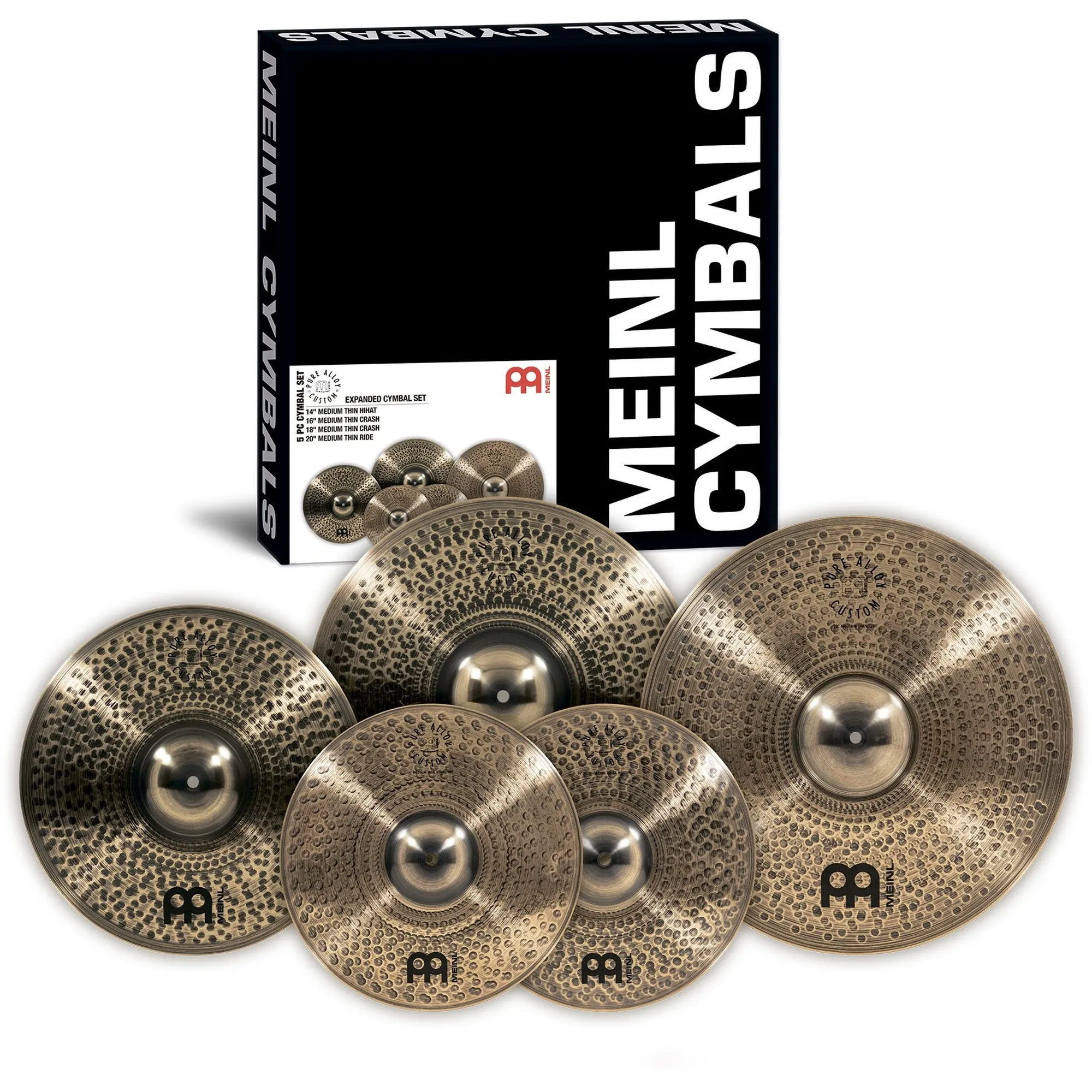 Vorderes Coverbild Meinl PAC14161820 Pure Alloy Custom Expanded Set
