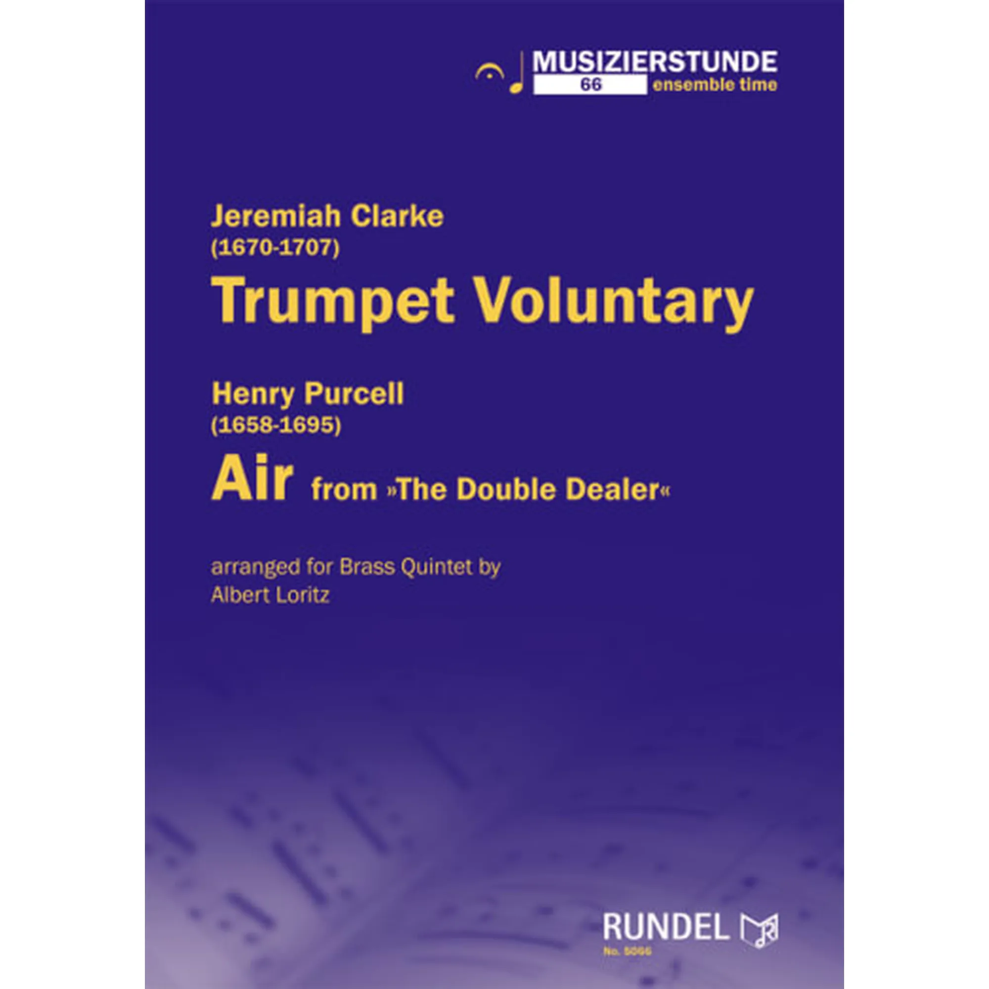 Vorderes Coverbild Trumpet voluntary (Clarke) and Air (Purcell)