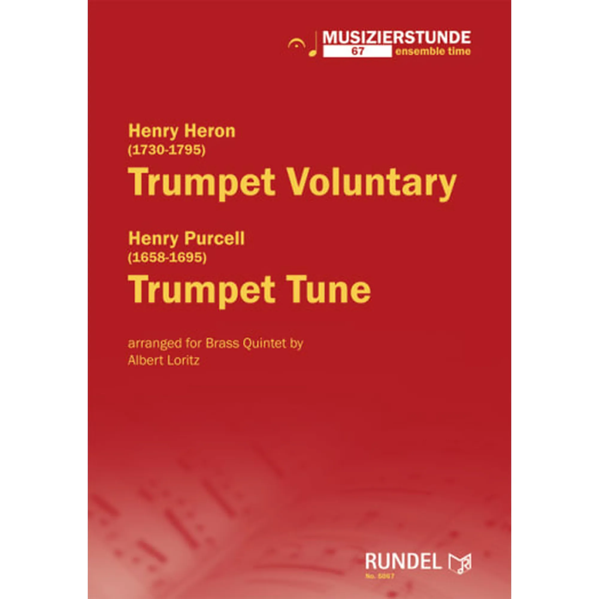 Vorderes Coverbild Trumpet Voluntary (Heron)  und Trumpet Tune (Purcell)