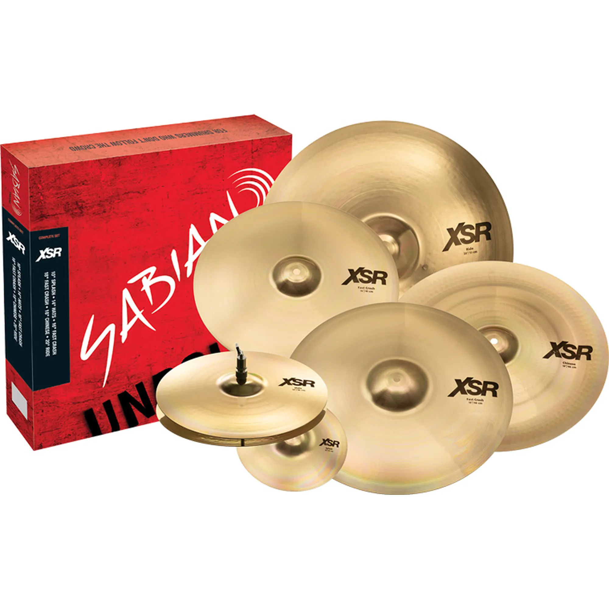 Vorderes Coverbild Sabian XSR Super Complete Set Pro Brilliant - Showroom