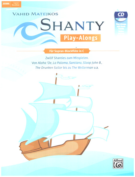 Vorderes Coverbild Shanty Play-Alongs - Sopran-Blockflöte