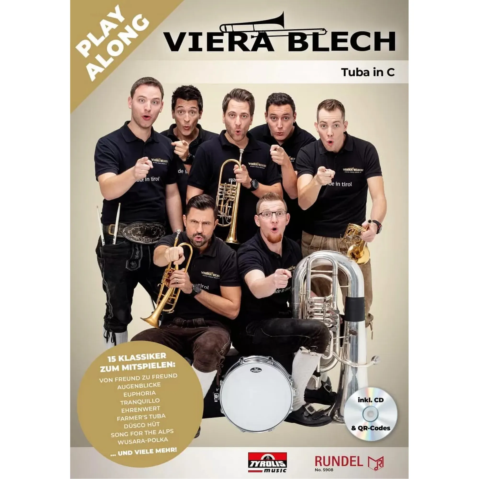 Vorderes Coverbild Viera Blech - Tuba